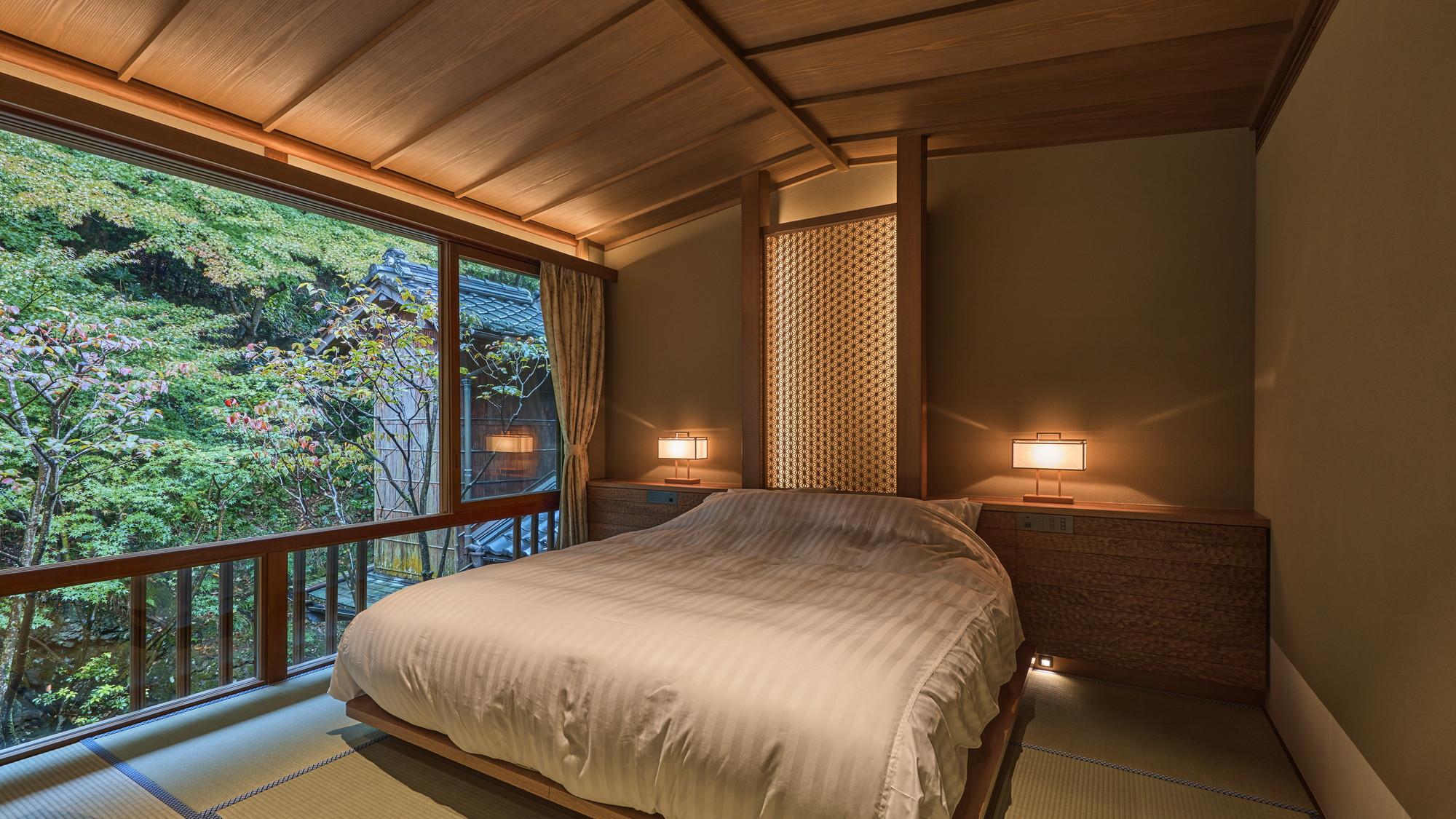 Japanese, Deluxe, Suite, King Bed, Outdoor Bath, Tatami