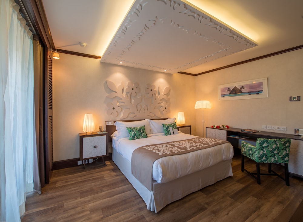 غرفة كلاسيكية بسرير كينج بإطلالة على الحديقة، InterContinental Tahiti Resort & Spa 10/10