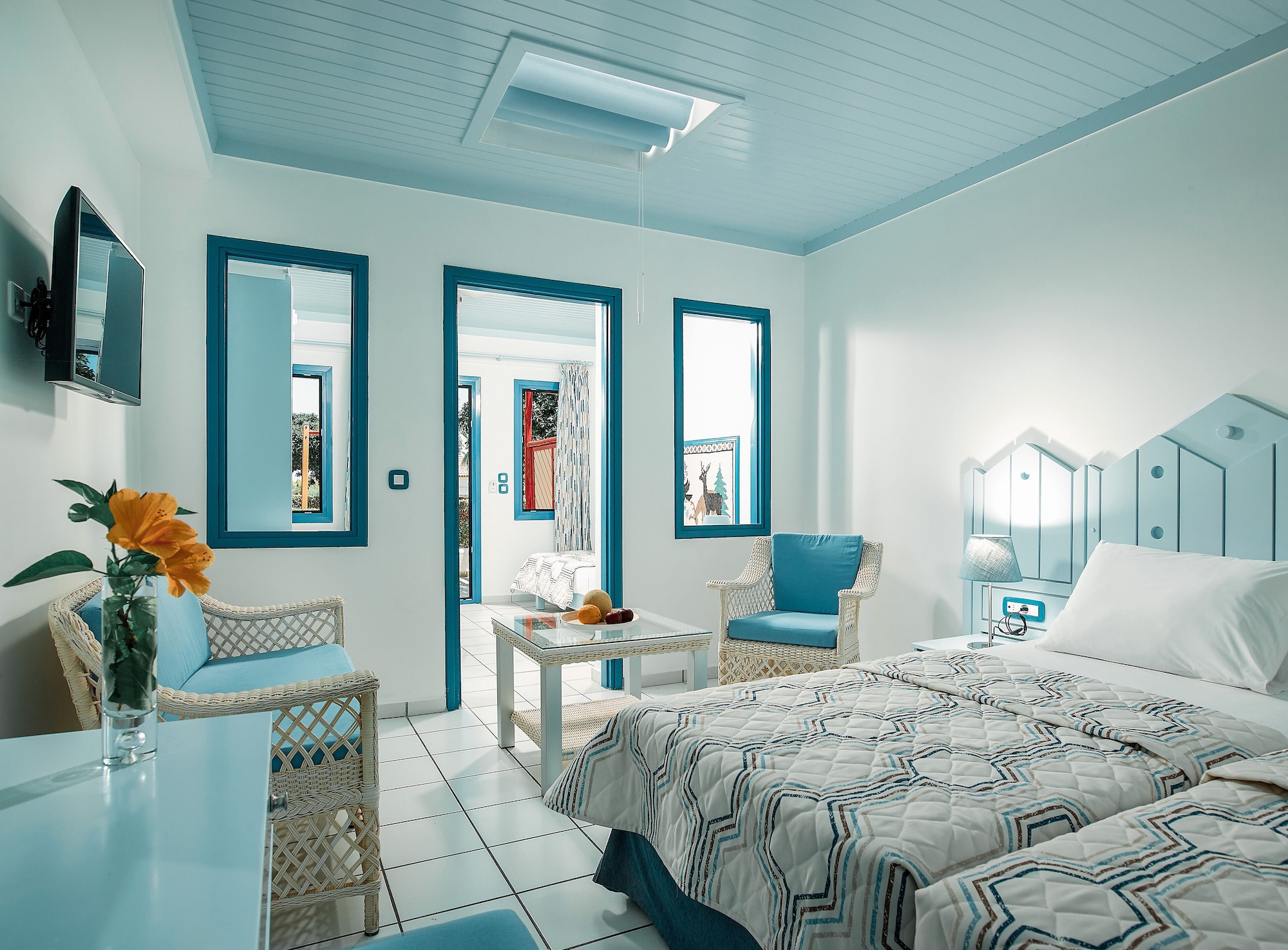 Family, Apartment, Twin Beds, Garden View, 3 Sofa