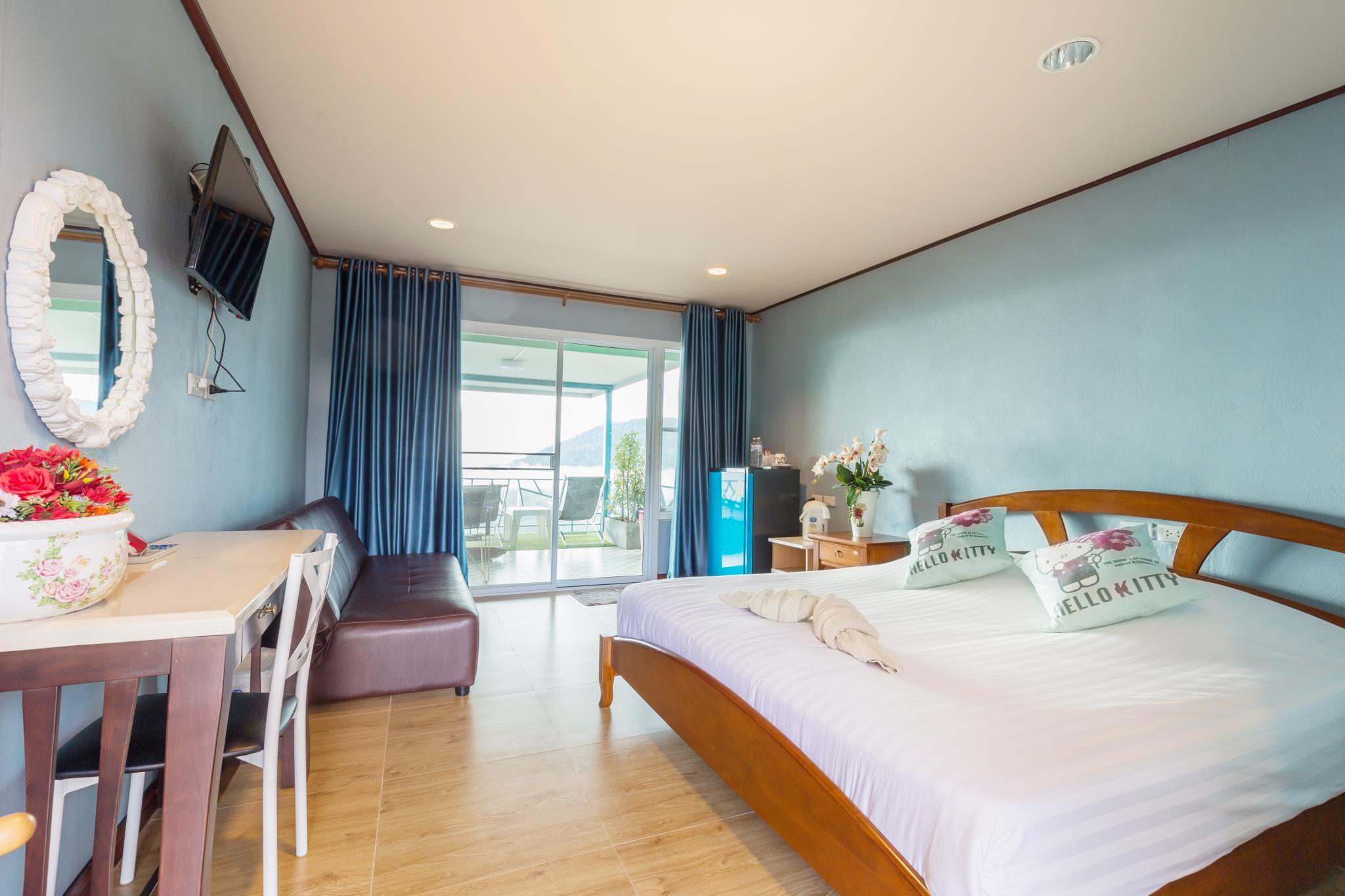 غرفة ديلوكس بسرير كينج بإطلالة على الجبل