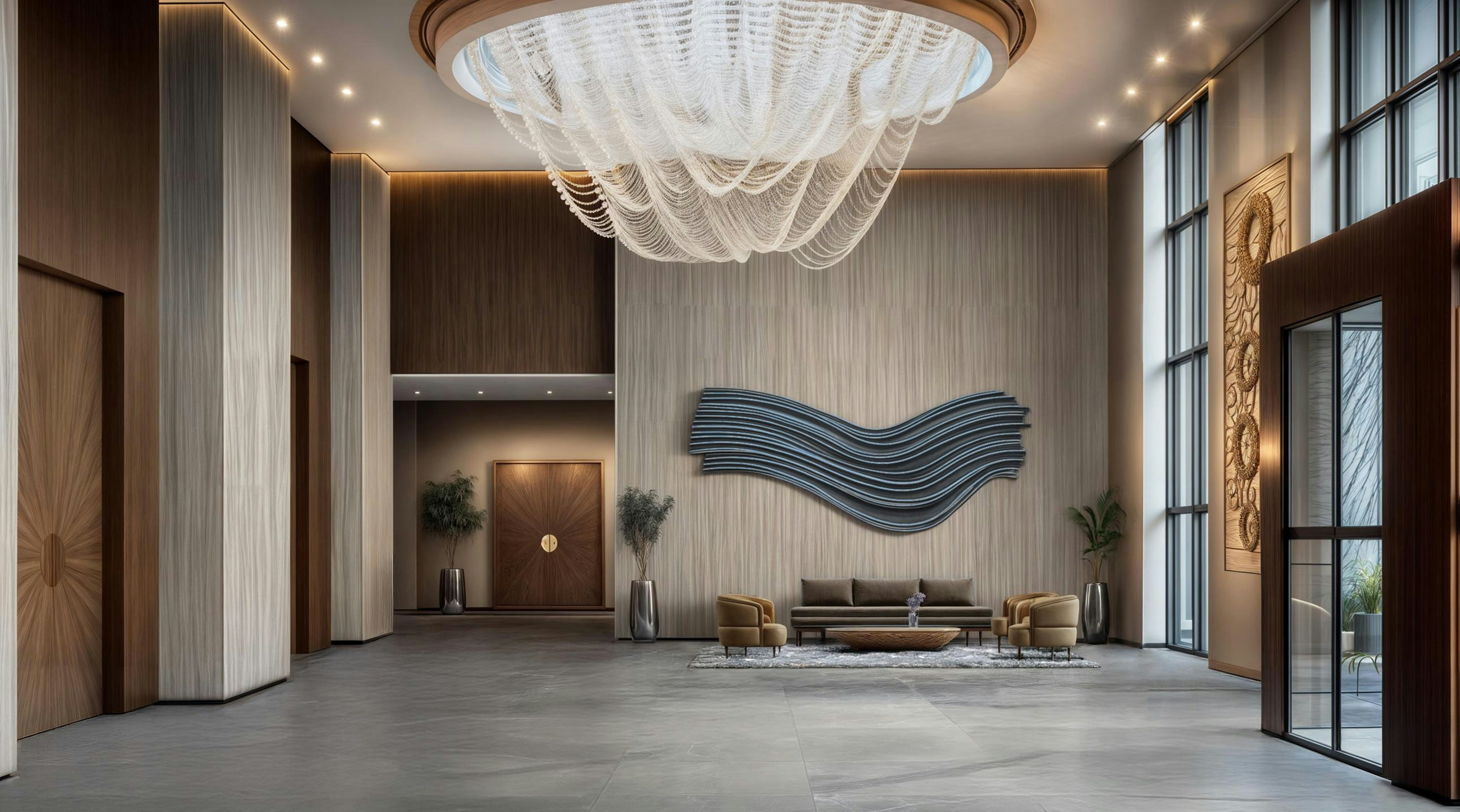 Lobby at Hilton Kuwait Resort, Mangaf
