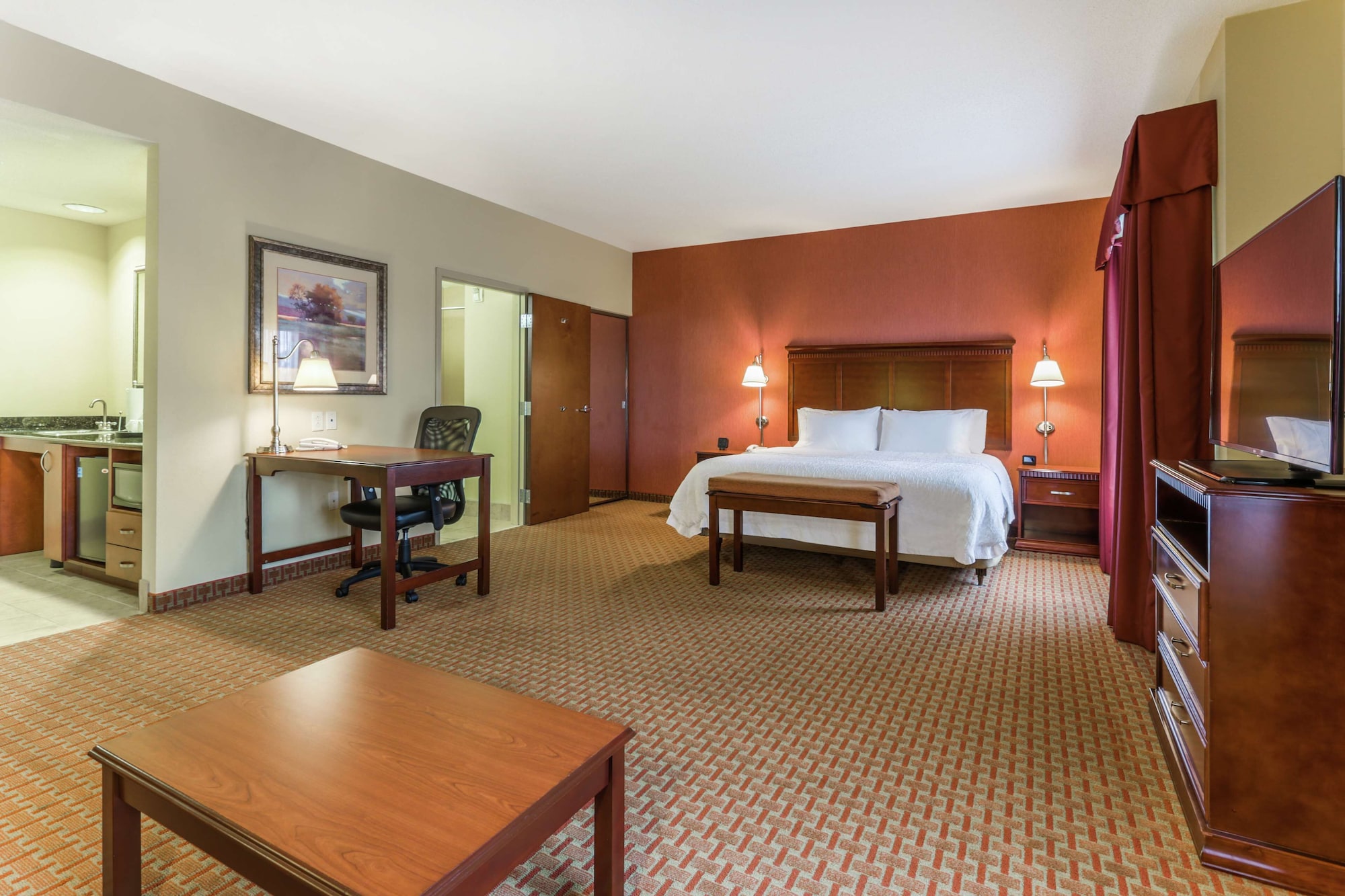 استوديو بسرير كينج مع أريكة لذوي الإعاقة، Hampton Inn Chattanooga North Ooltewah 3/9