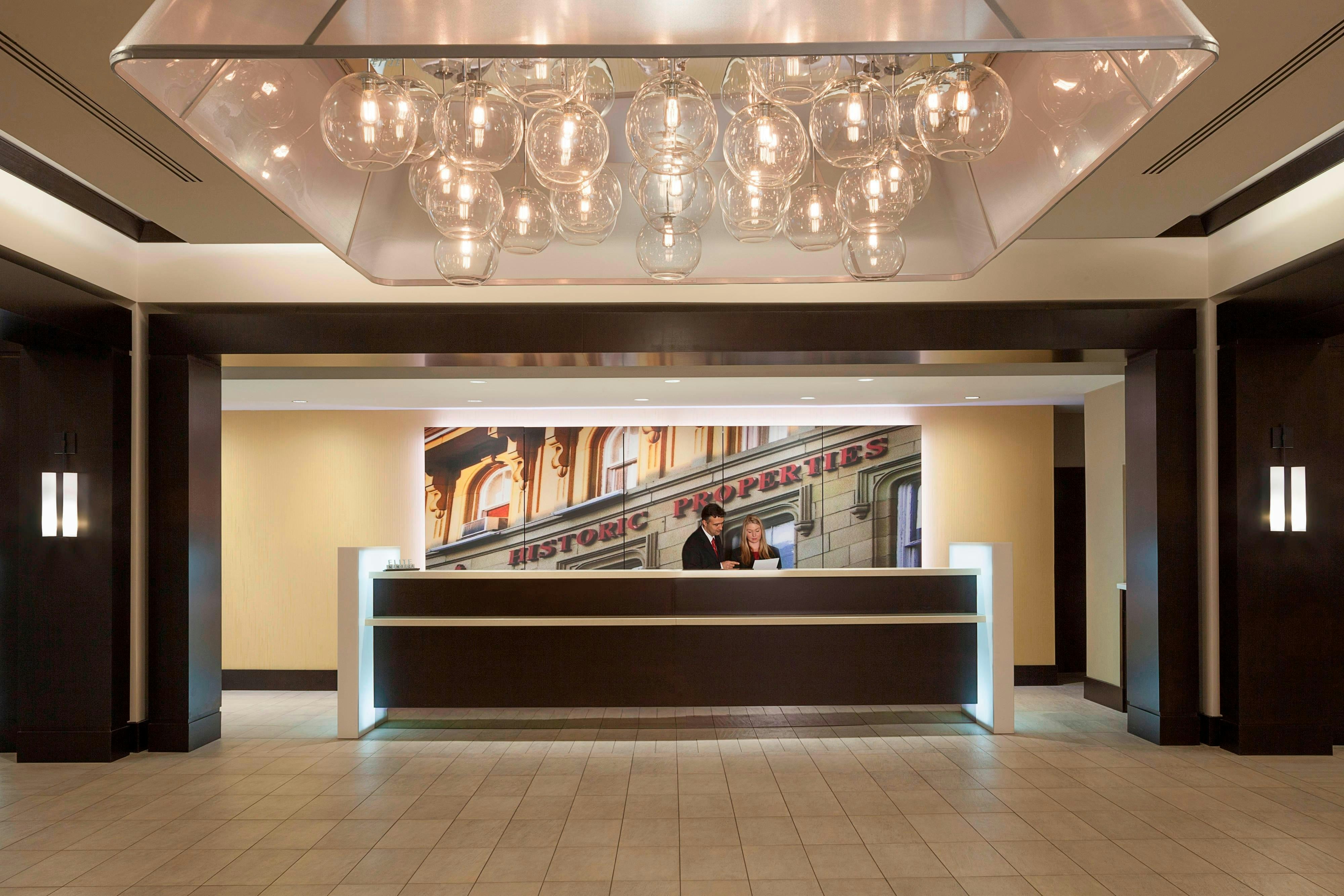 Lobby at HALIFAX MARRIOTT HARBOURFRONT HOTEL, HALIFAX - NS