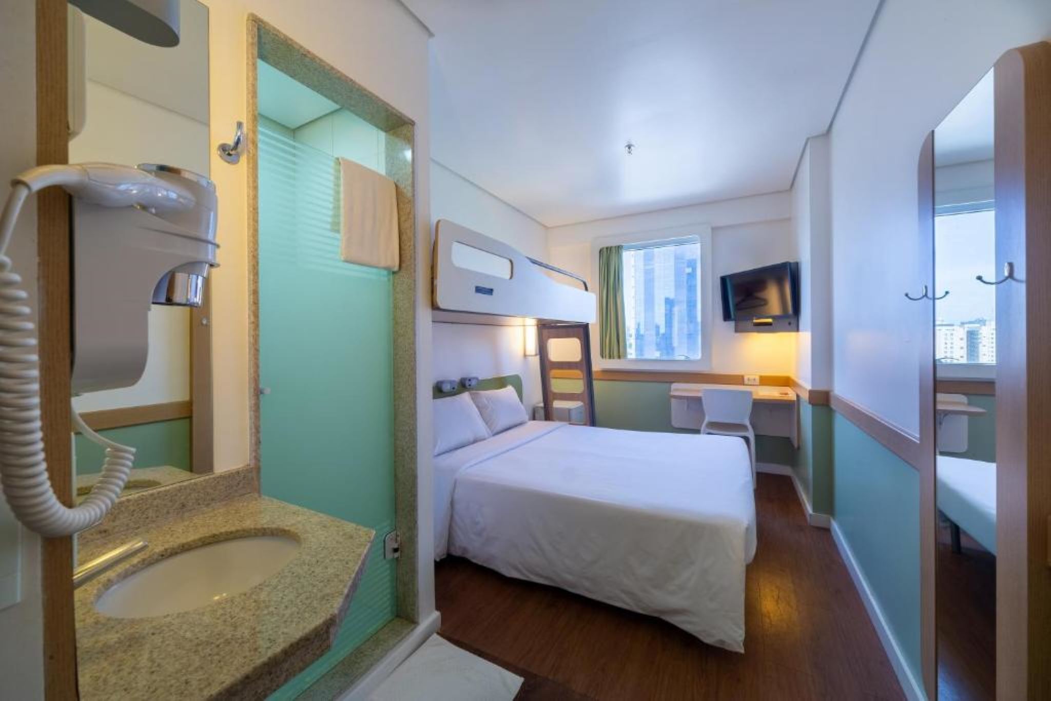 غرفة قياسية بسرير بطابقين، Ibis Budget Manaus 7/7