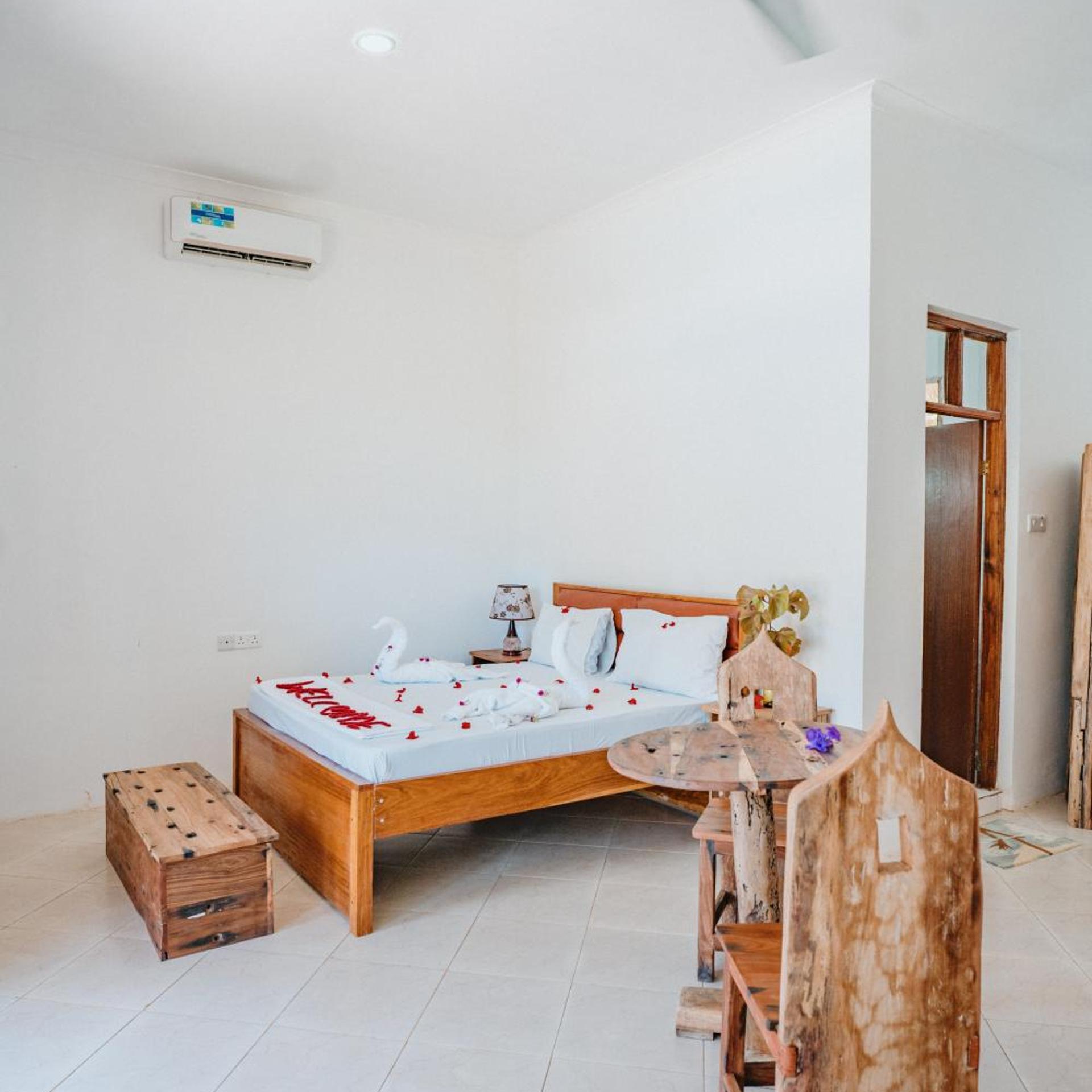 غرفة بسرير مزدوج بإطلالة على البحر، Bella Vista Resort Zanzibar 7/10