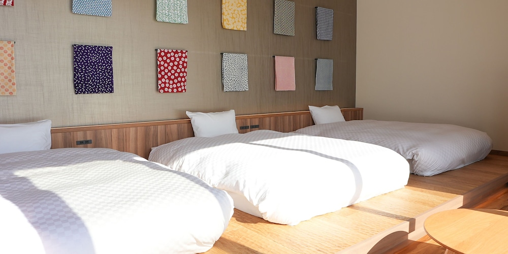 غرفة بريميوم ثلاثية بثلاثة أسرّة بحمام خاص في الملحق، Hakuba Ryujin Onsen RYOKAN SUI 2/3
