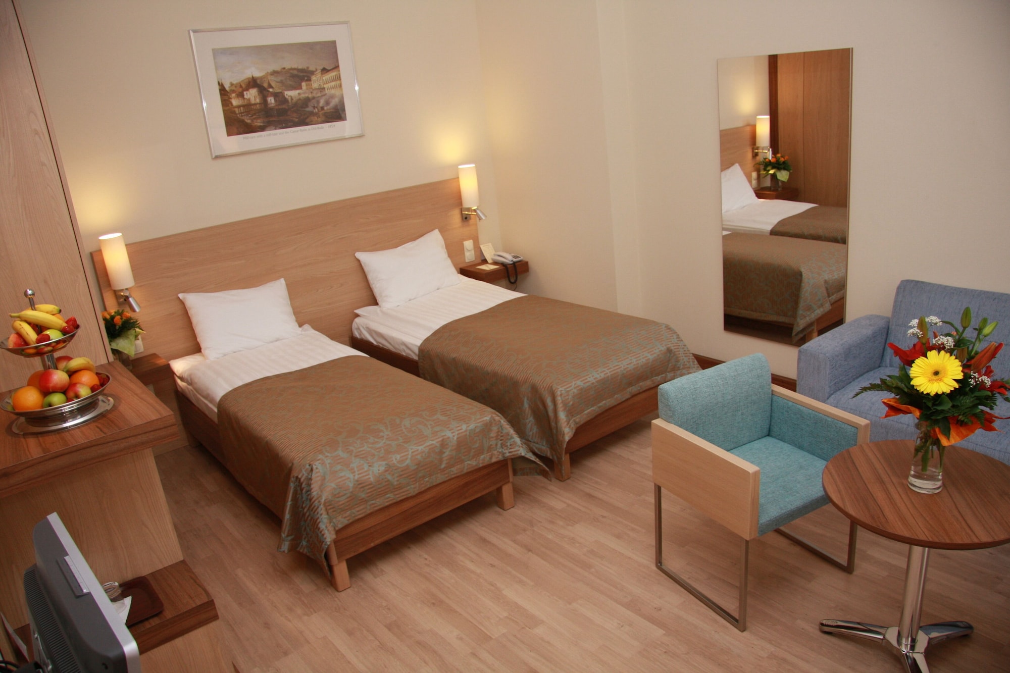 غرفة ديلوكس بسرير مزدوج، Hotel Bristol Budapest 3/8