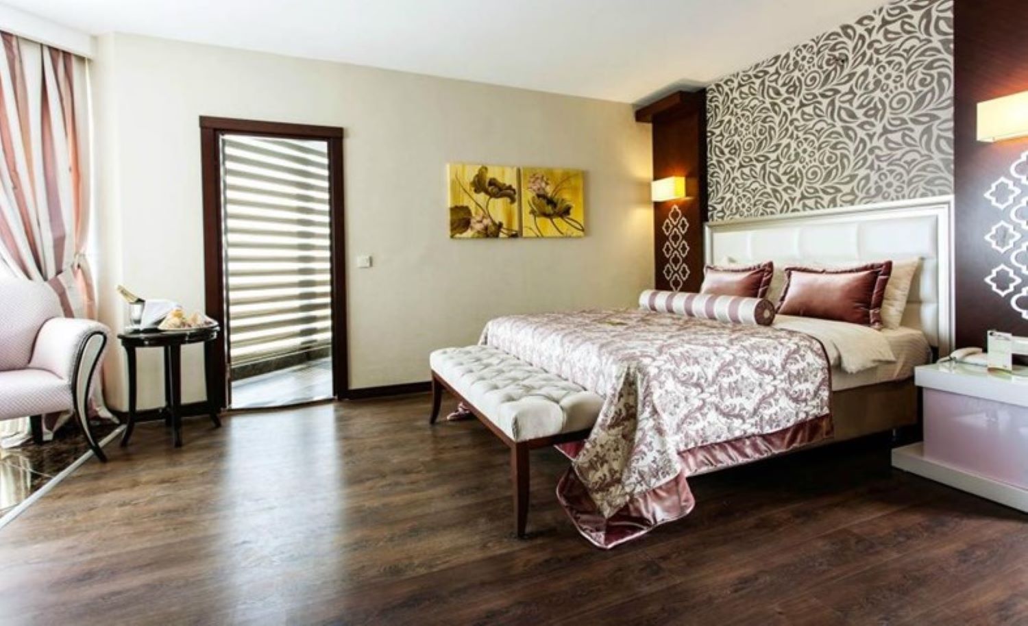 Room, Double or Twin Bed, Land View