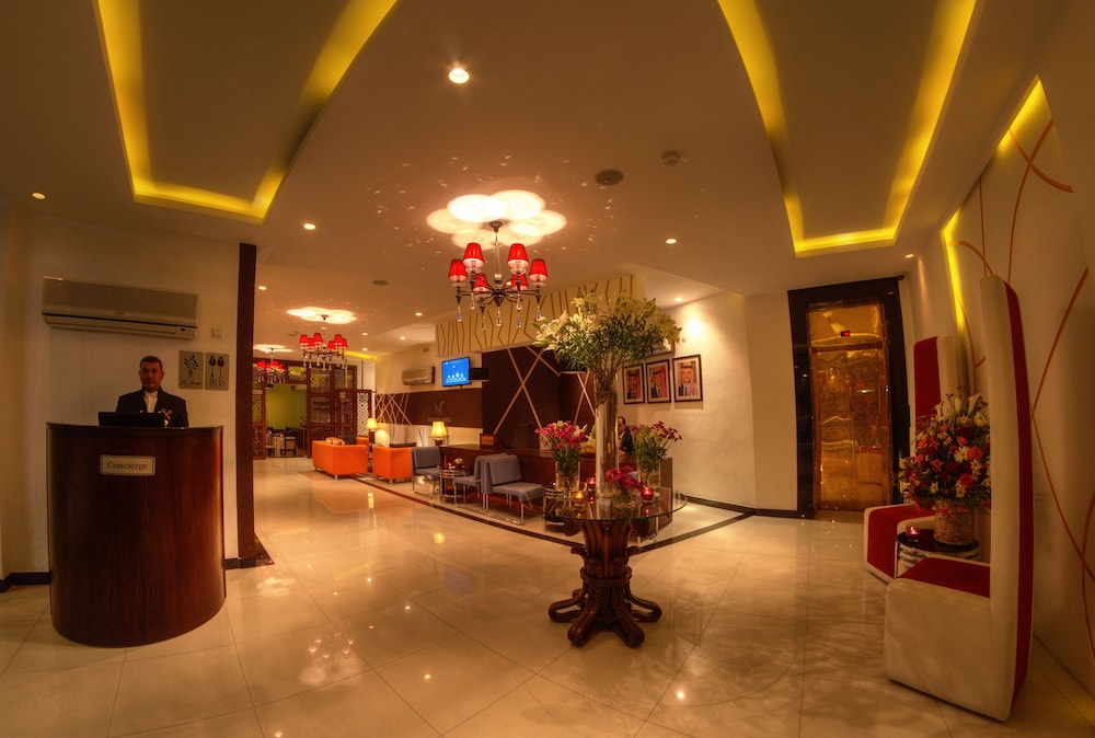 Lobby at Meneur Hotel, AMMAN