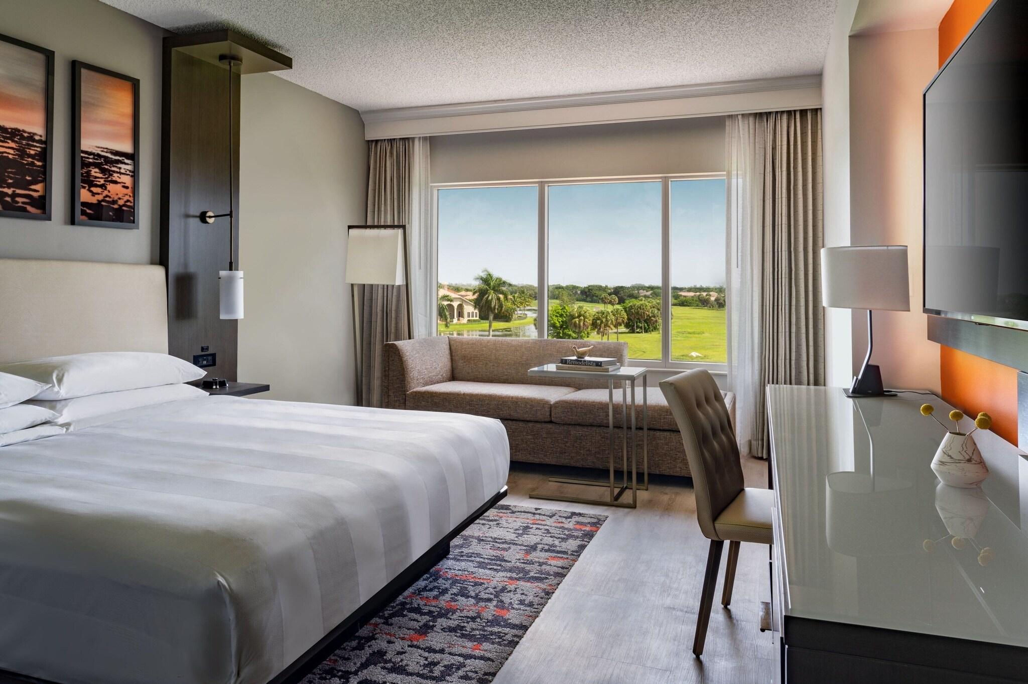 غرفة بسرير كينج لذوي الإعاقة، Fort Lauderdale Marriott Coral Springs Hotel & Convention Center 2/3