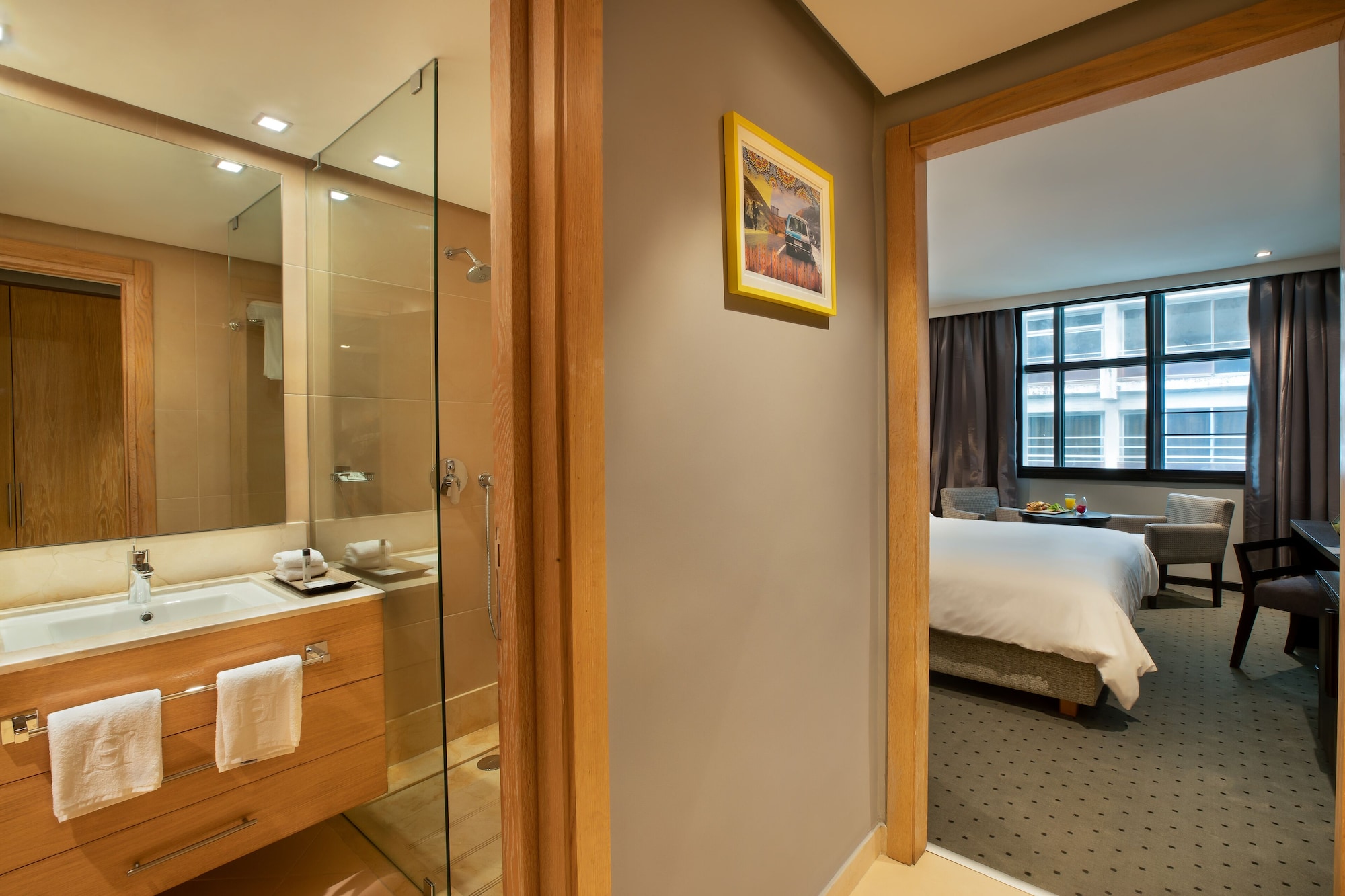 جناح تنفيذي بسرير كينج مع أريكة، Odyssee Boutique Hotel Casablanca 4/4