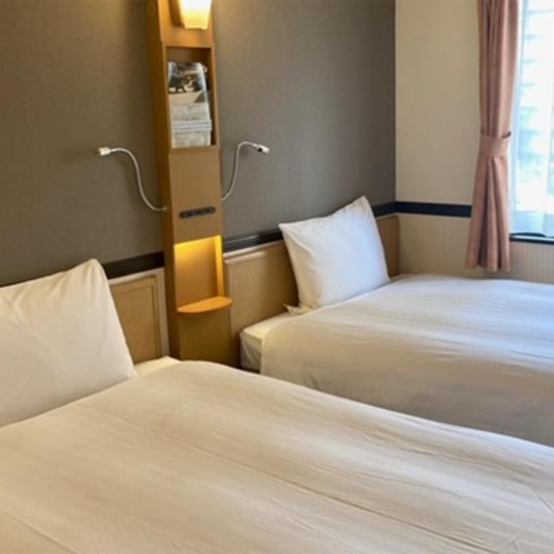 Room, Twin Beds, Smoking