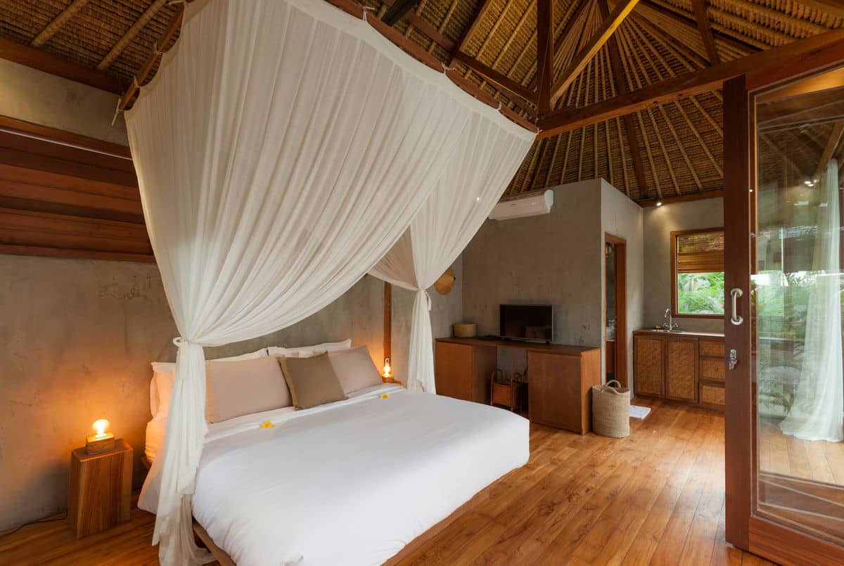 غرفة تنفيذية بسرير مزدوج، Zin Berawa Villas & Bungalows 4/10