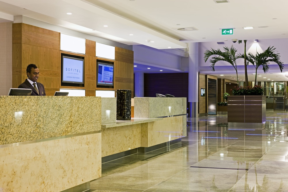 Lobby at Sofitel London Heathrow, LONDON