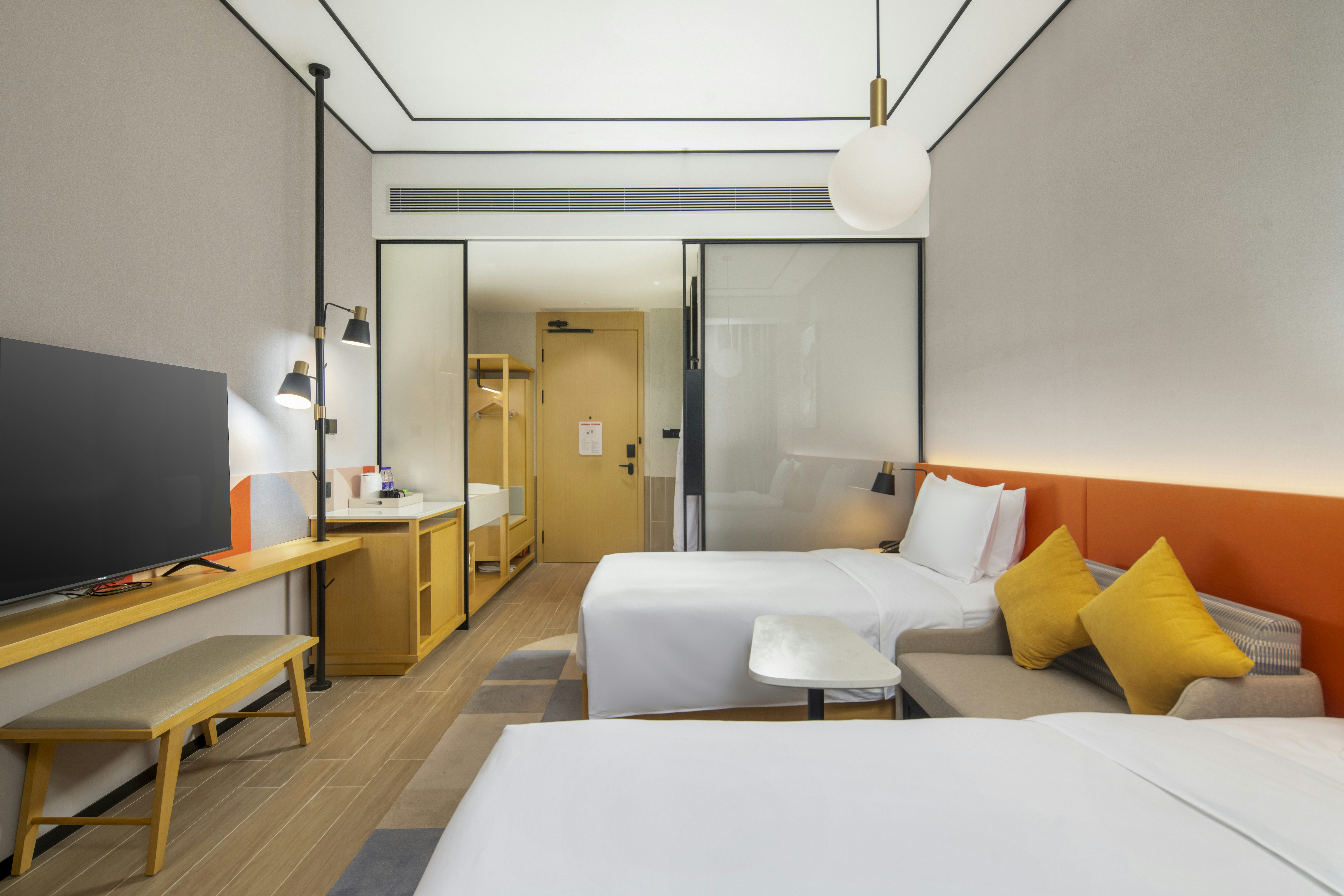 GUEST ROOM, TWIN BEDS, HIGH FLOOR