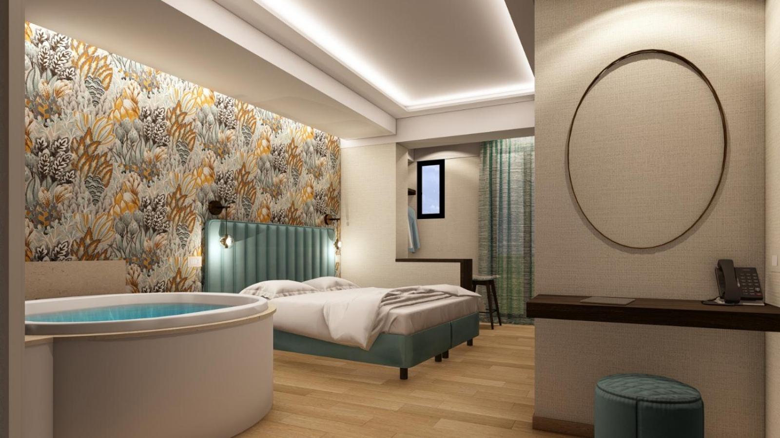 جناح جونيور بشرفة، Grazia Hotel 5/10