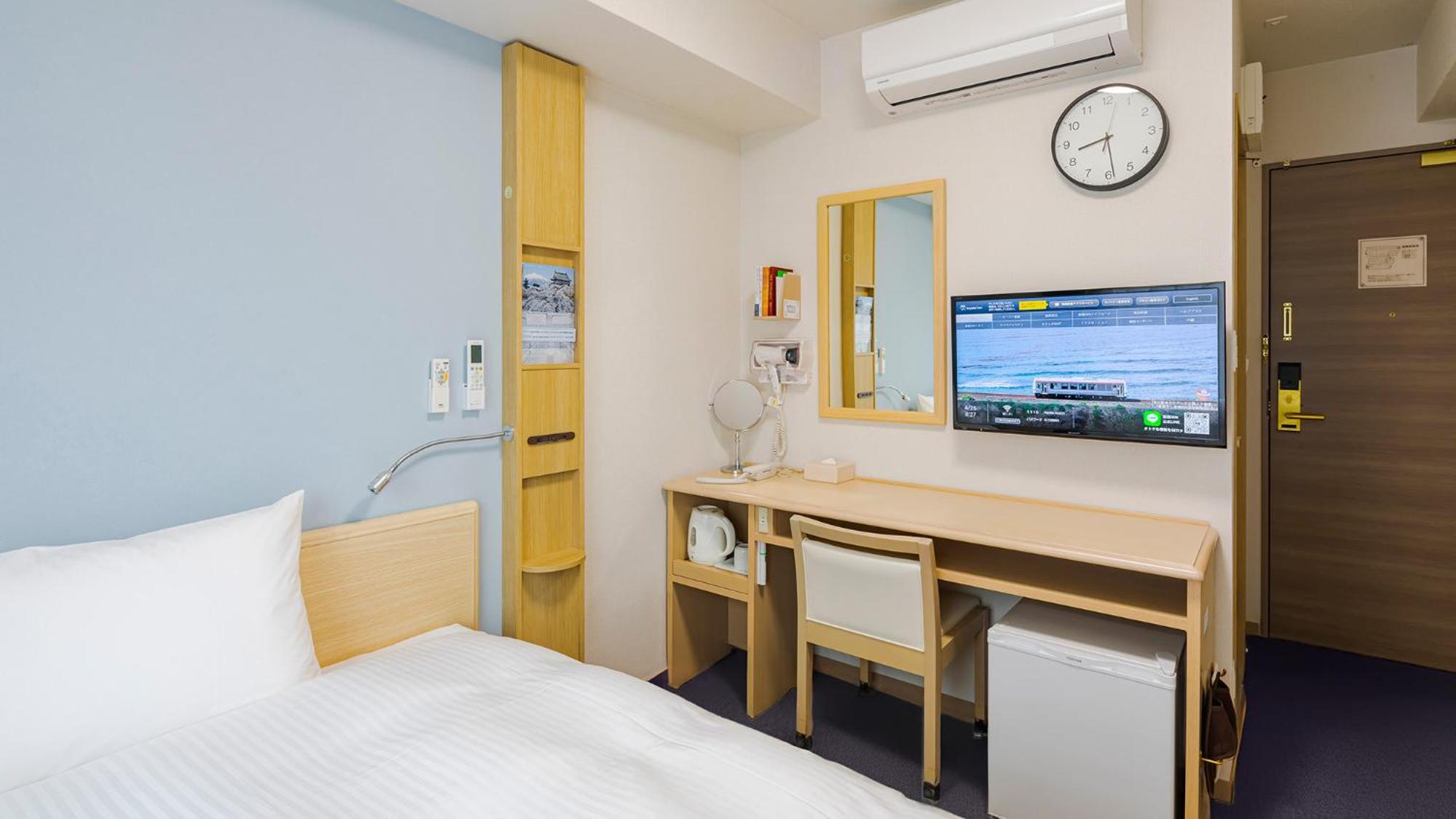 غرفة مفردة بسرير مزدوج للمدخنين، Toyoko Inn Kagoshima-chuo-eki Higashi-guchi 2/6