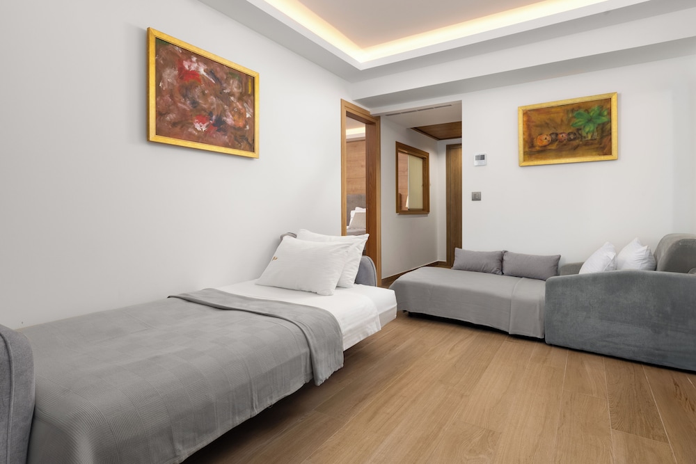 Mini, Suite, Queen Bed, 2 Sofa