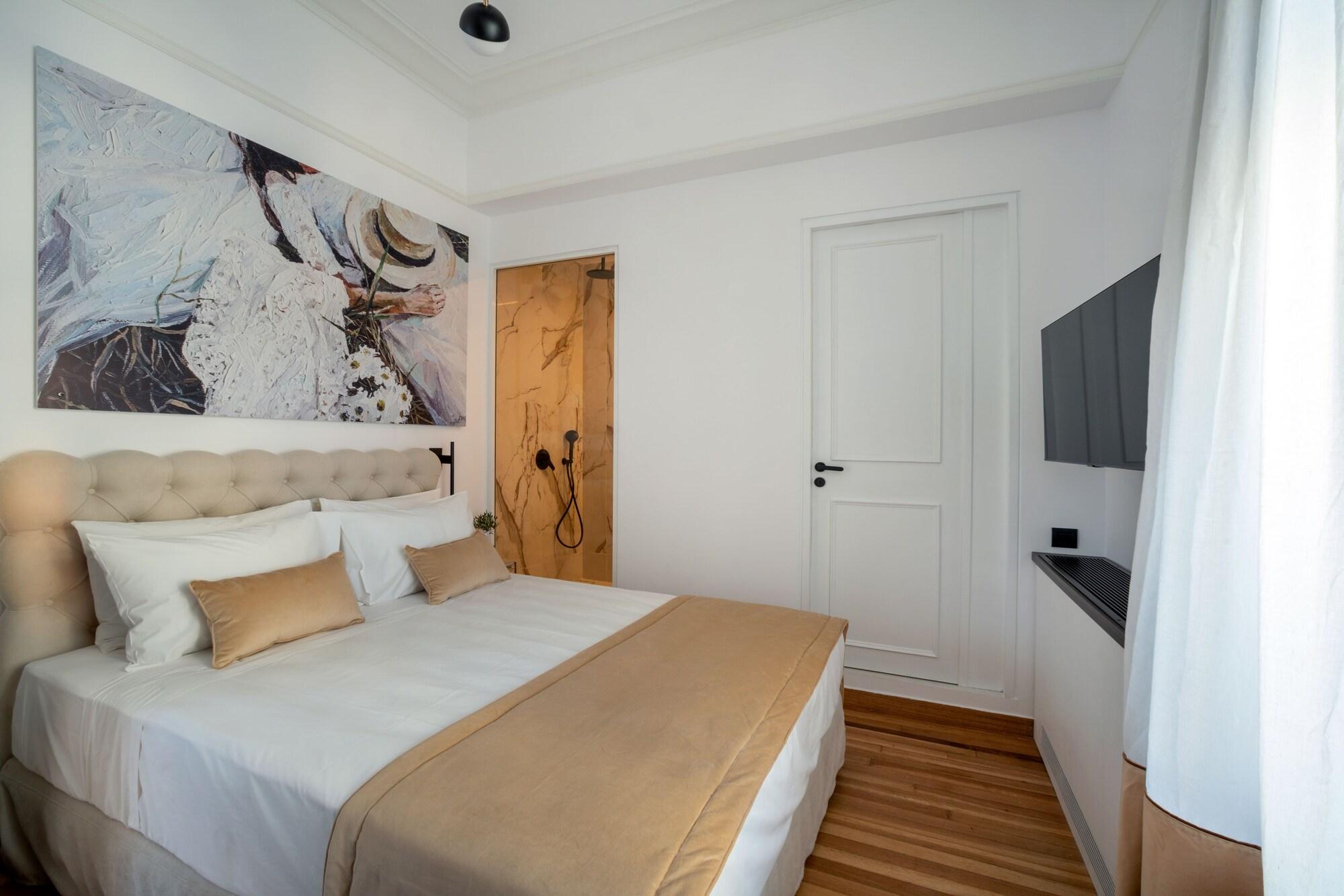 Superior, Double Bed, Lycabettus View