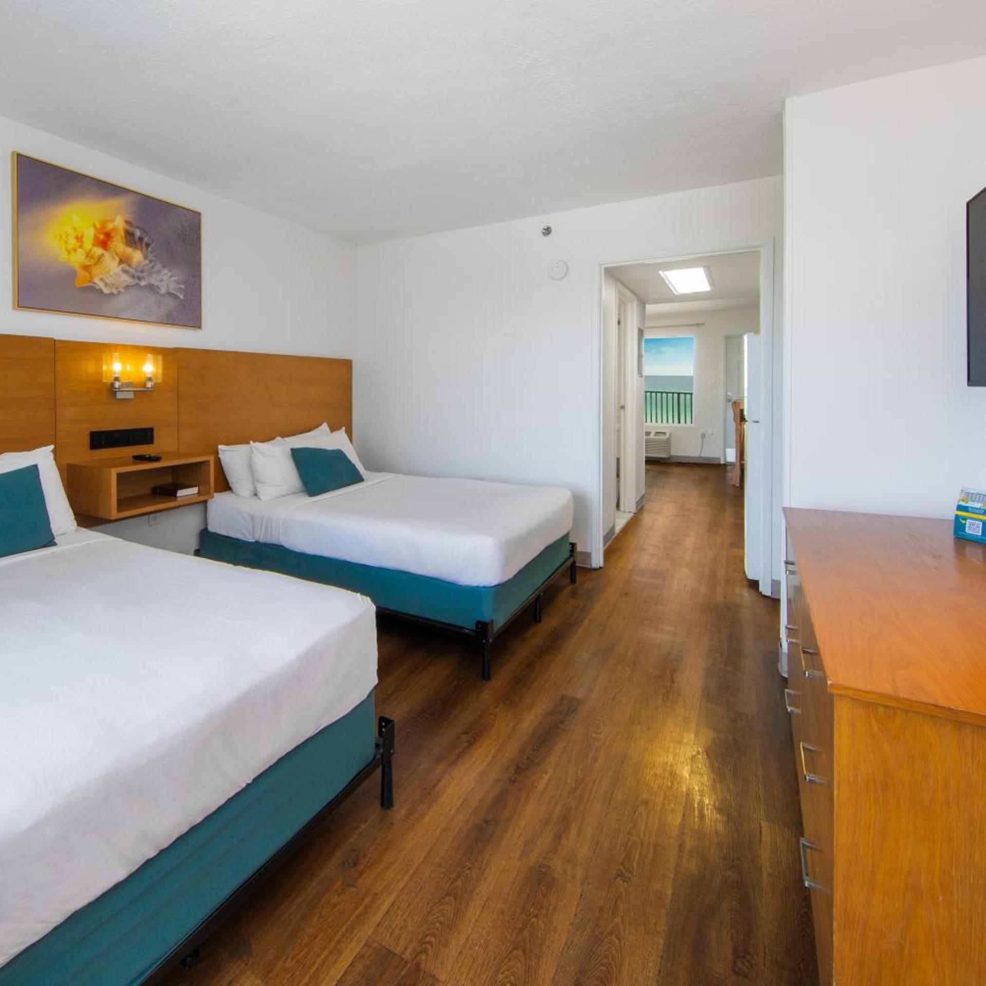 Suite, 2 Double Beds, Ocean or Gulf View