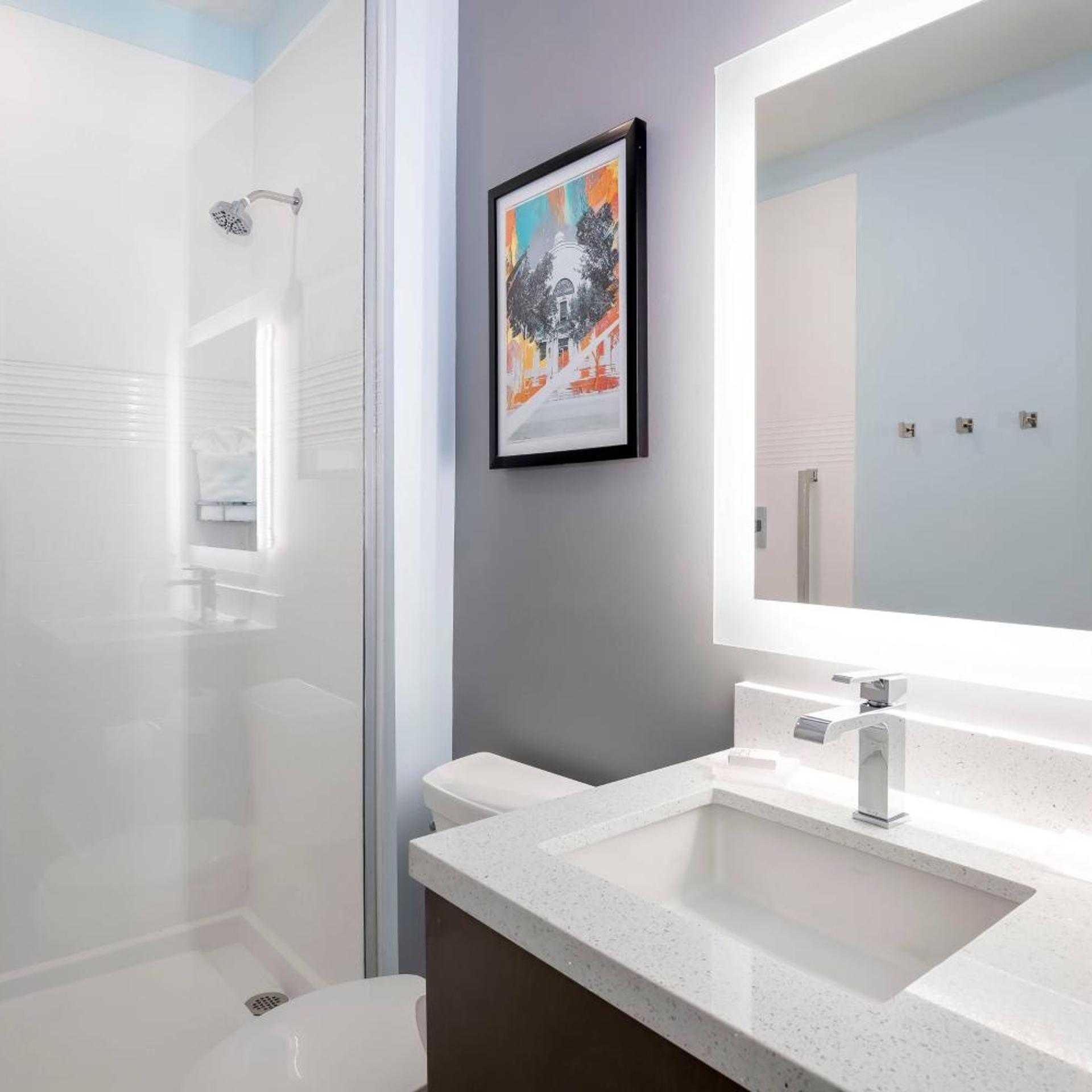 استوديو بسرير كينج بحوض استحمام لذوي الإعاقة، TownePlace Suites by Marriott Amarillo West/Medical Center 3/4