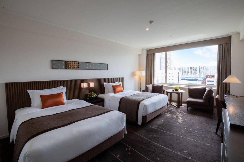 Upper, Guest Room, Deluxe, 2 Double Beds, High Floor