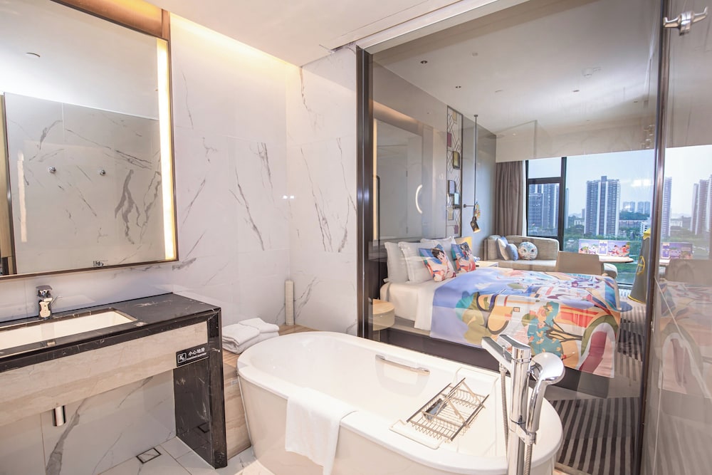 غرفة بغرفة نوم واحدة بمطبخ، Crowne Plaza Foshan Nanhai 4/5