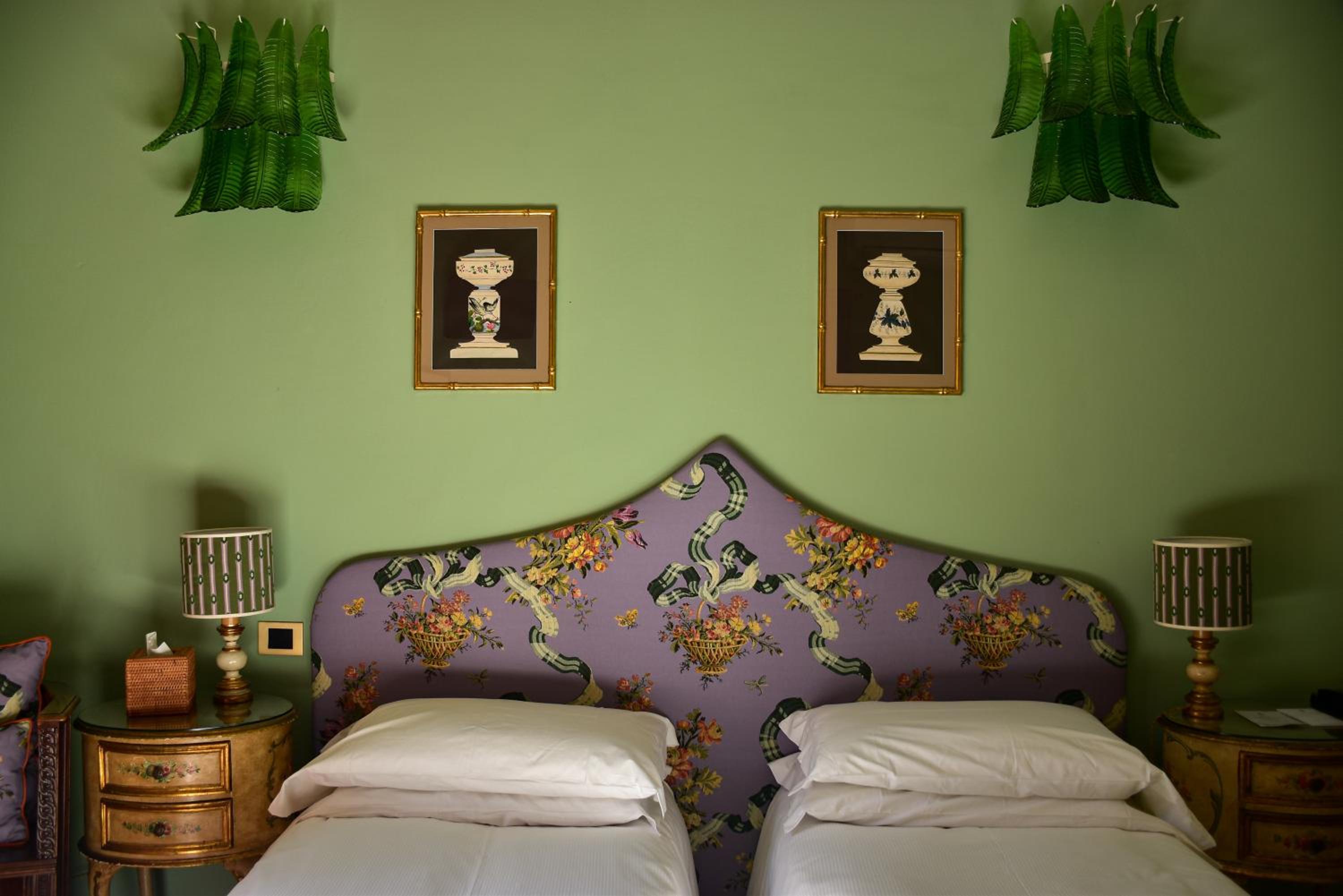 غرفة بسرير مزدوج أو سريرين منفصلين بإطلالة، Hotel Hermitage 8/10