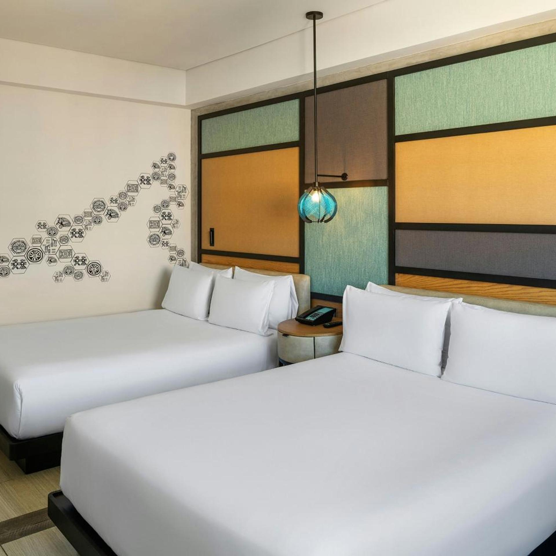 Aloft, Guest Room, 2 Queen Beds, Ocean View