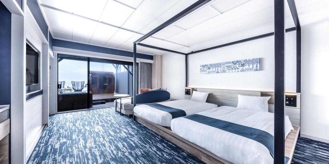 Deluxe, Twin Beds, Ocean View, Sauna