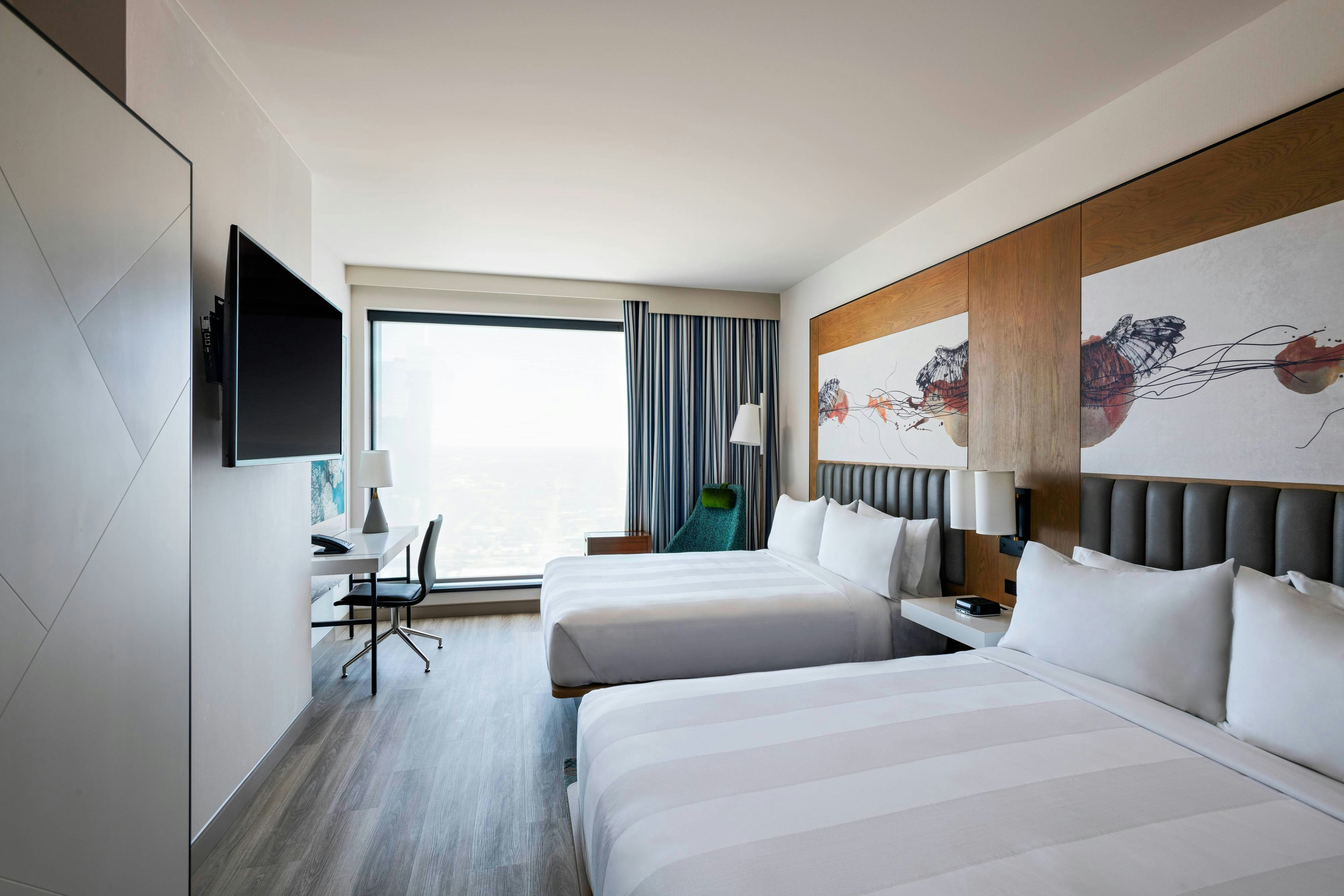 غرفة بسريرين كوين