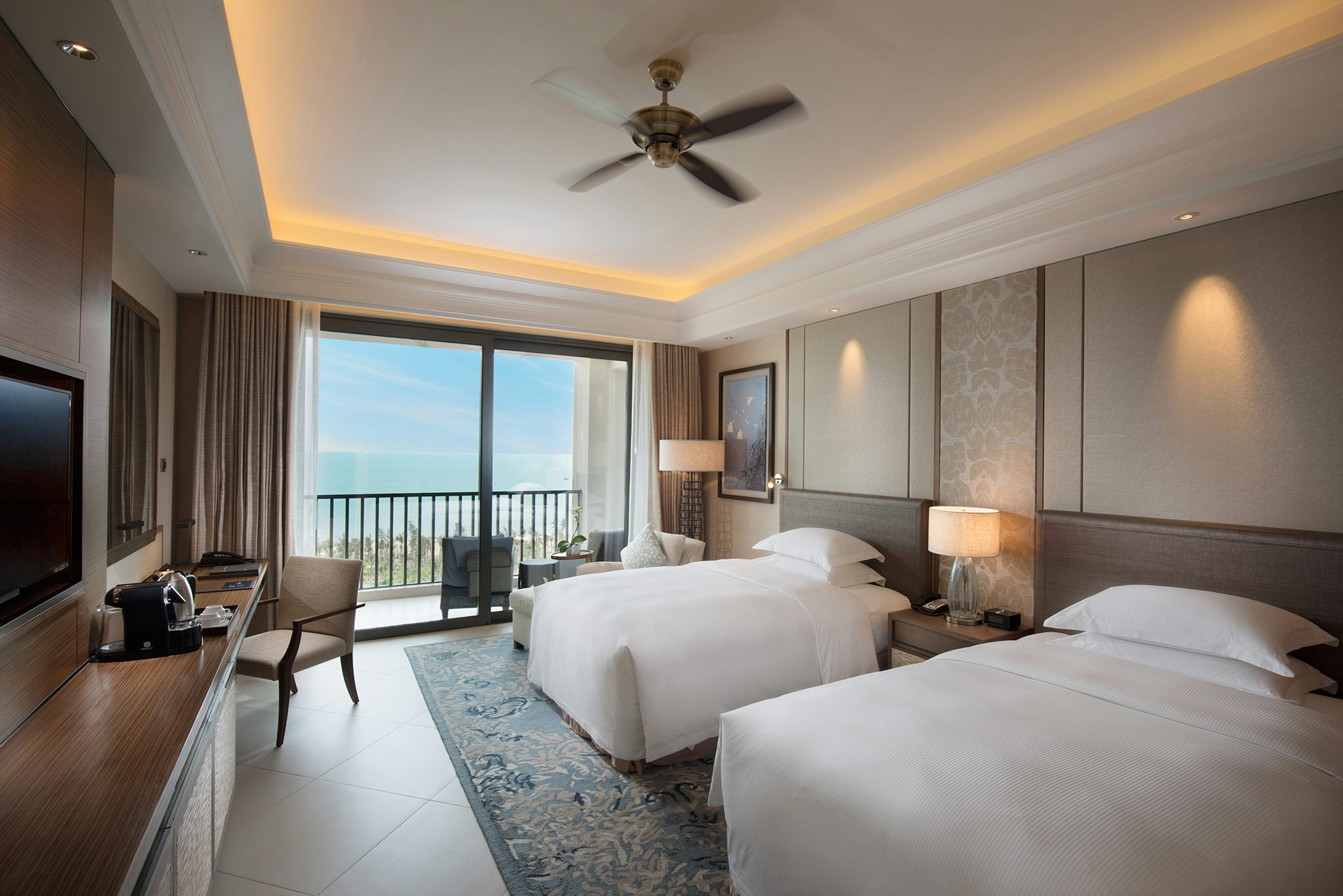 Executive, Twin Beds, Sea View