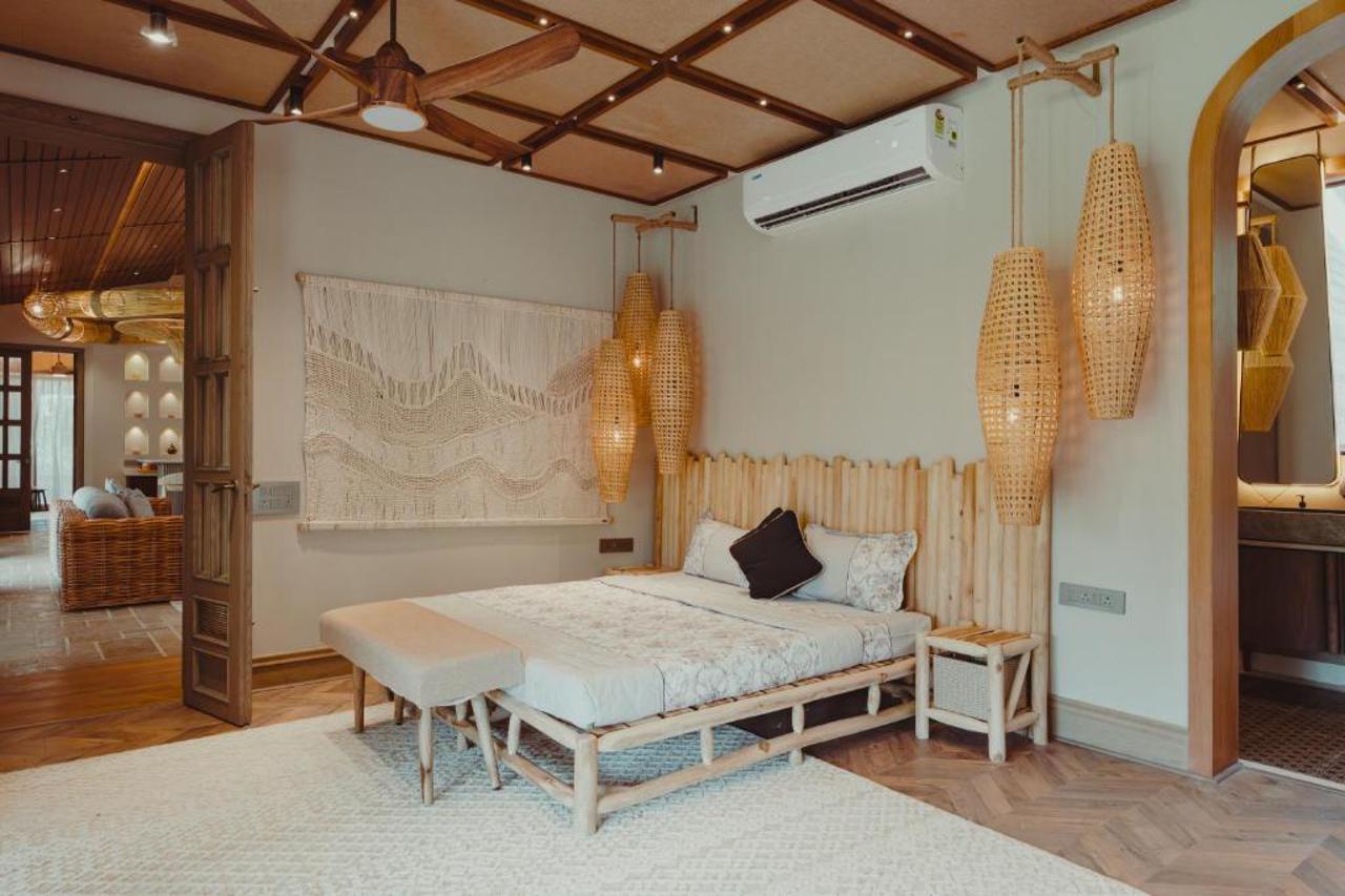 Room at ELIVAAS prive Ananta Bliss Taksu 2 BHK Villa with Pool, Gauribidanur