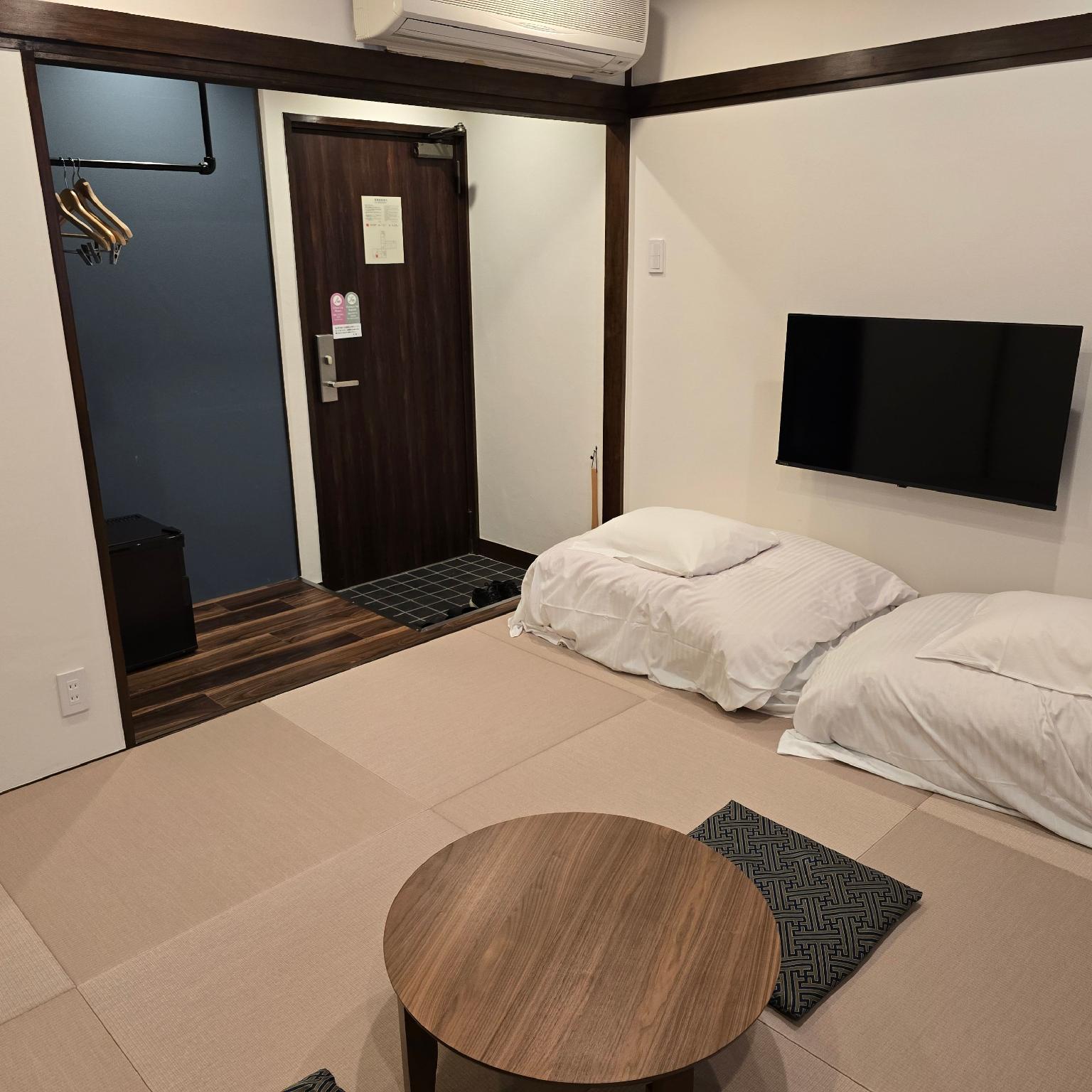 Renovated, Japanese, Twin Beds, Tatami