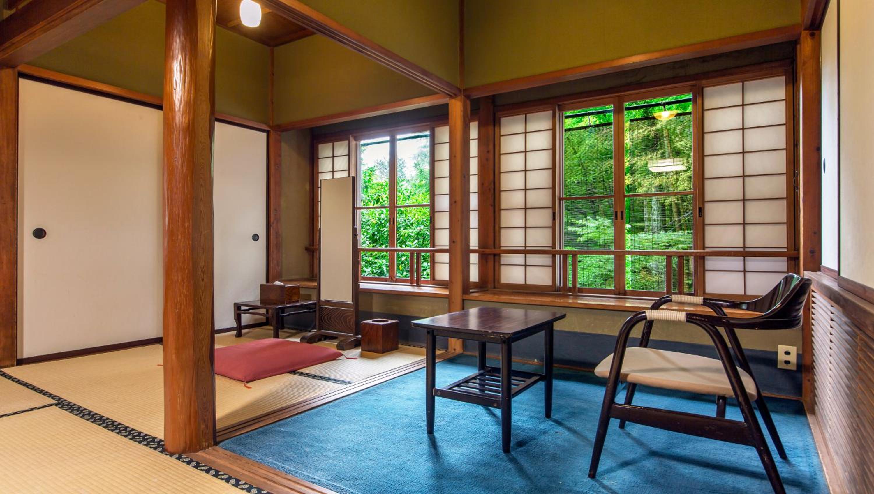 JAPANESE, VILLA, TRIPLE, HOT SPRING BATH