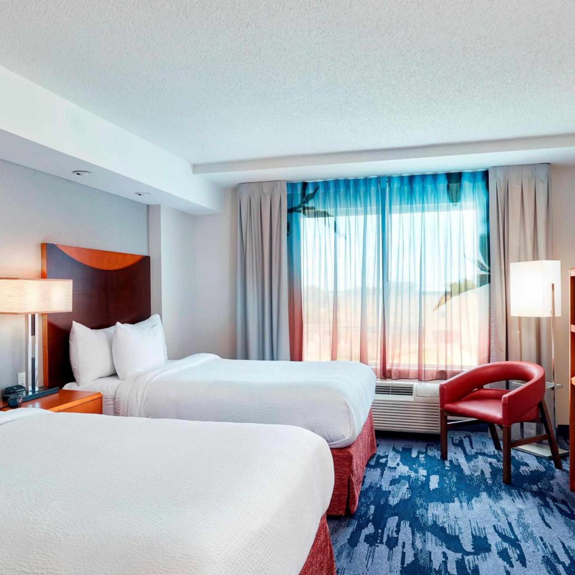 استوديو بسريرين مزدوجين مع أريكة، Fairfield Inn And Suites Indianapolis Downtown 2/8