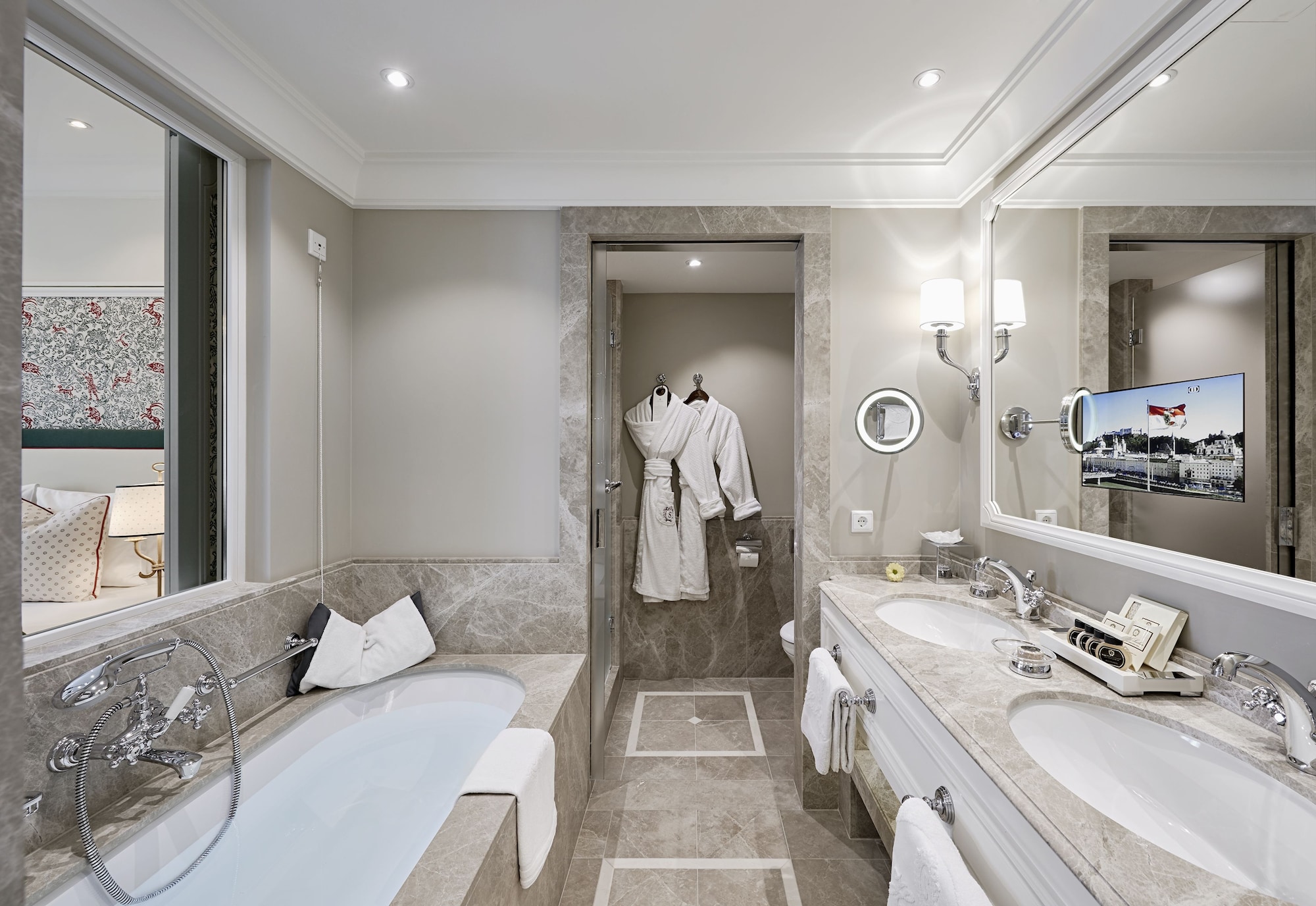 جناح سيغنتشر بسرير مزدوج بإطلالة، Hotel Sacher Salzburg 3/3
