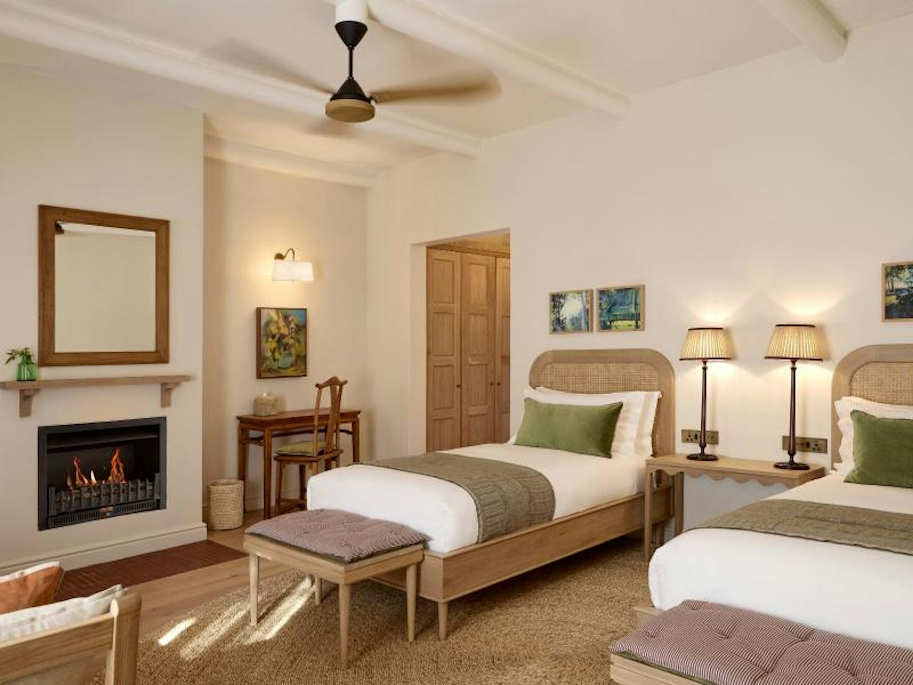 Garden, Luxury, Twin Beds