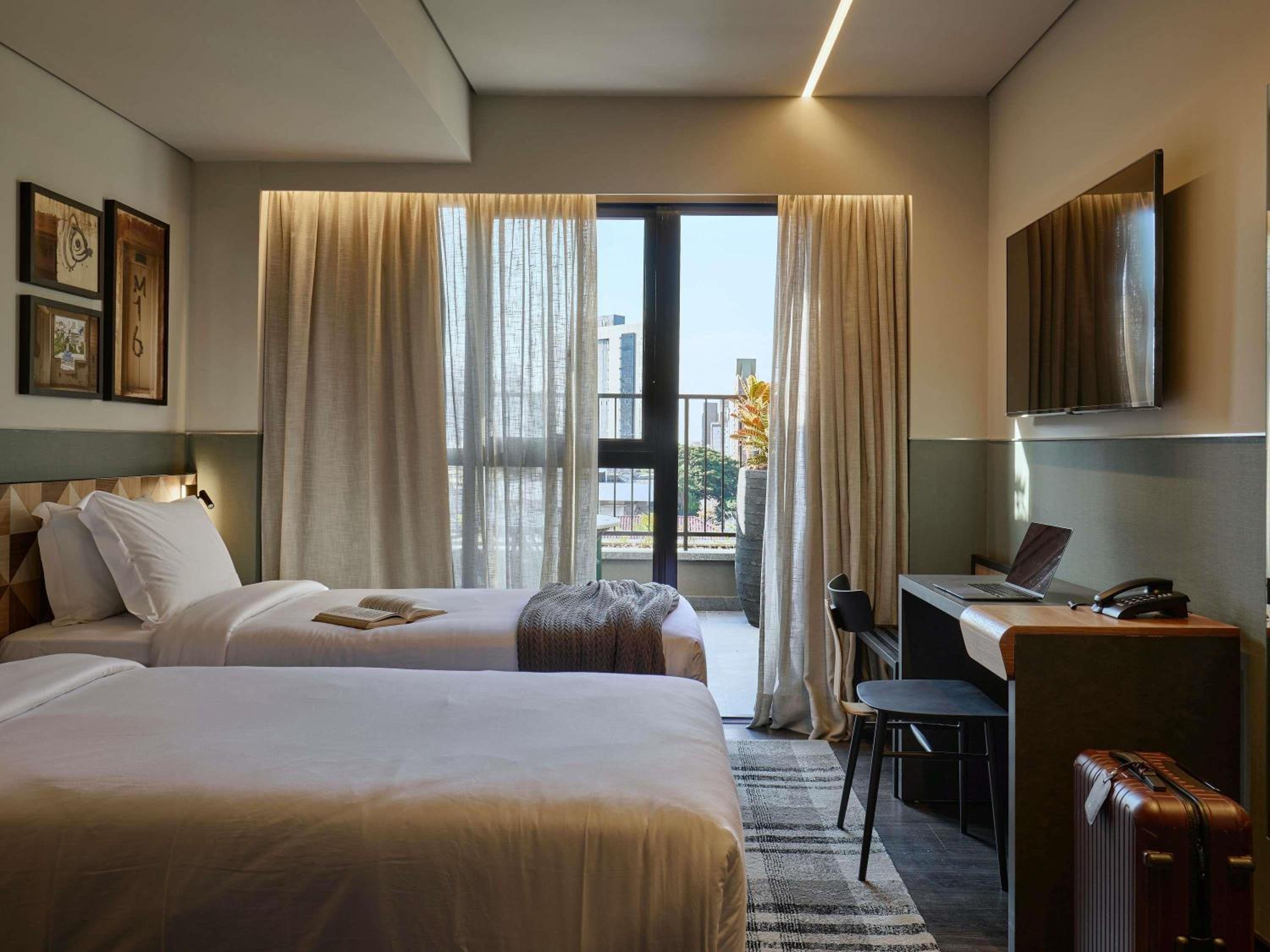Tribe Extra, Twin Beds, Balcony