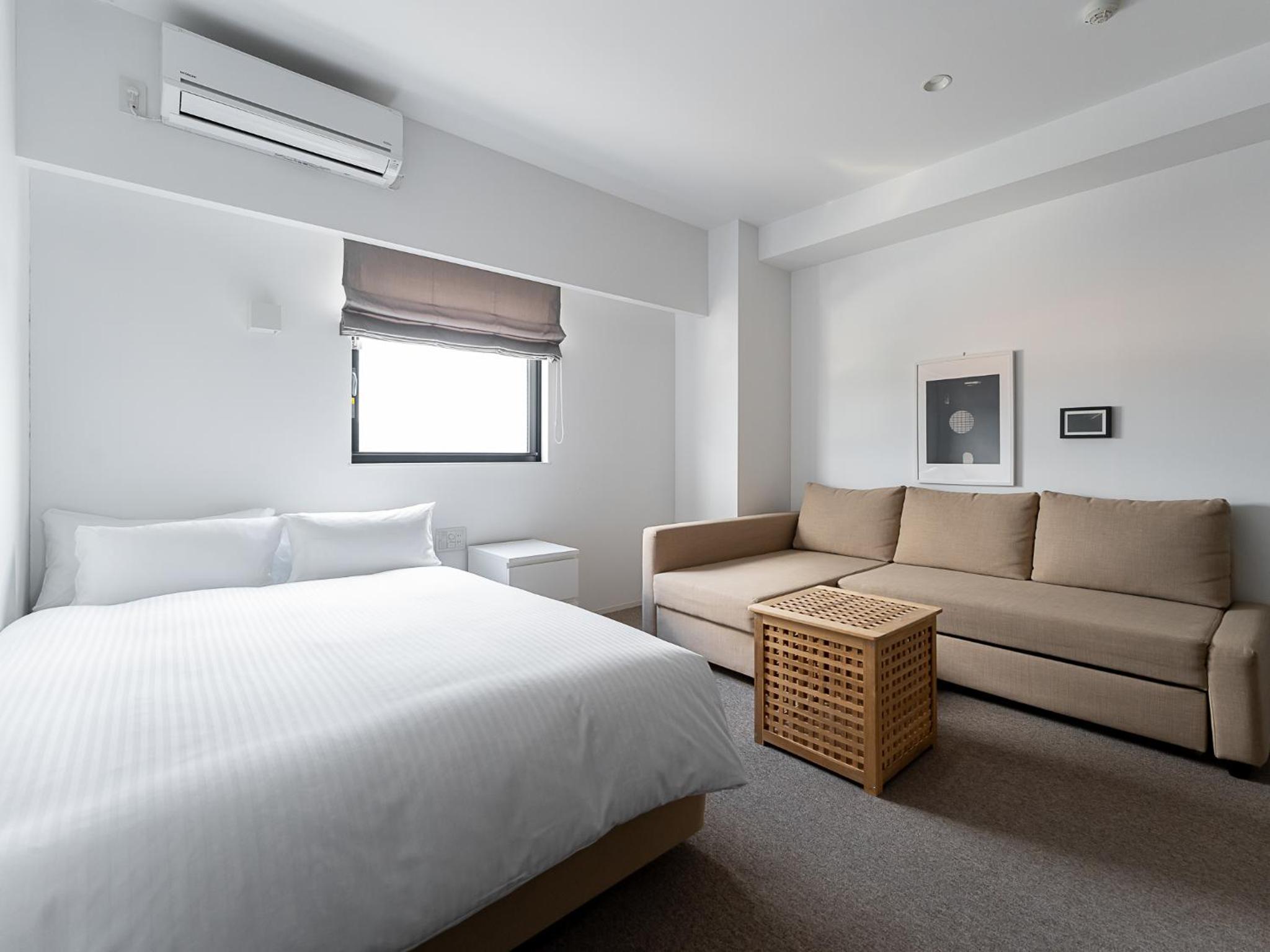 ROOM, DOUBLE BED, SOFA