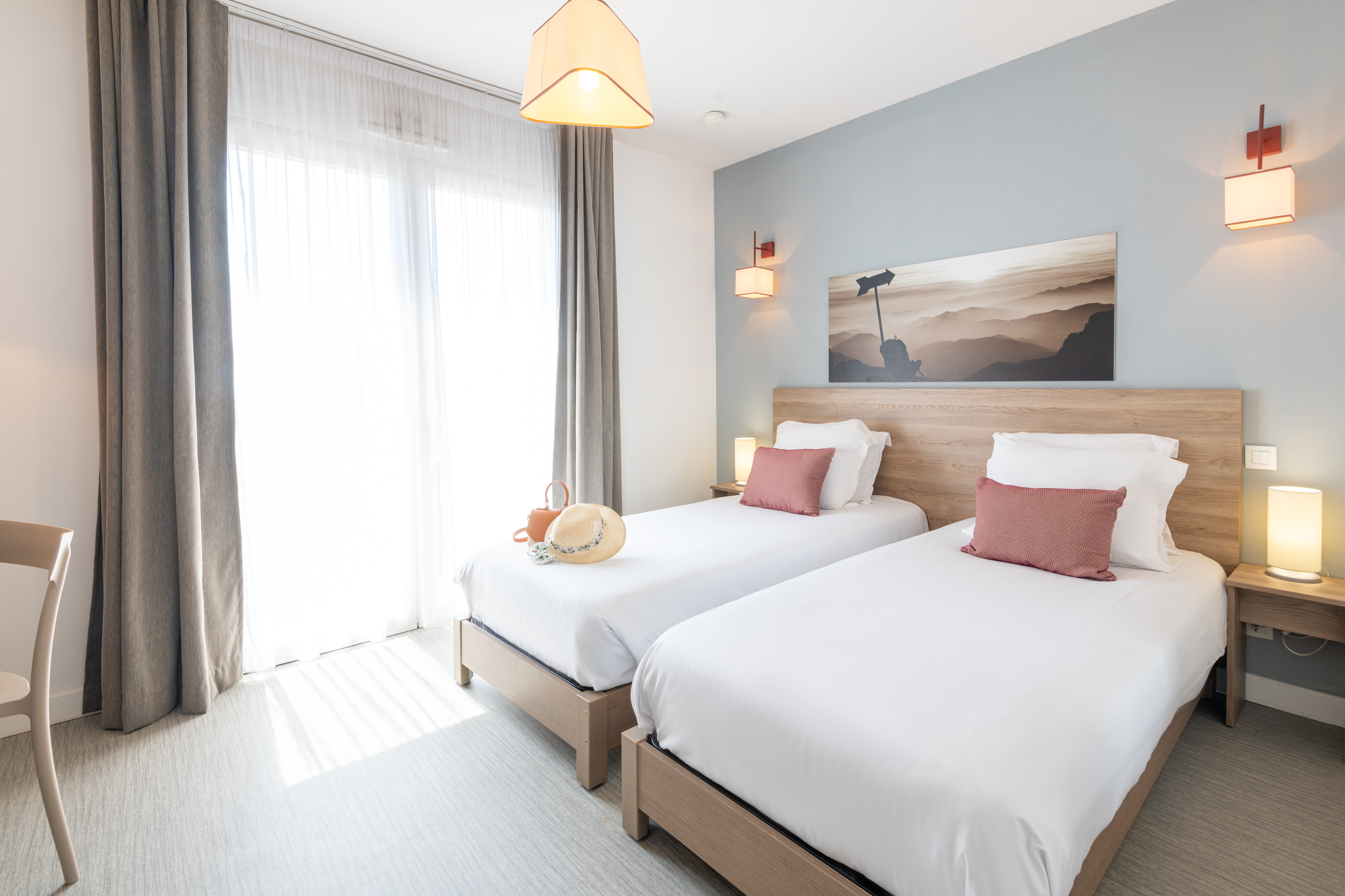 غرفة قياسية بسريرين منفصلين، Comfort Aparthotel Cannes Mandelieu 2/7