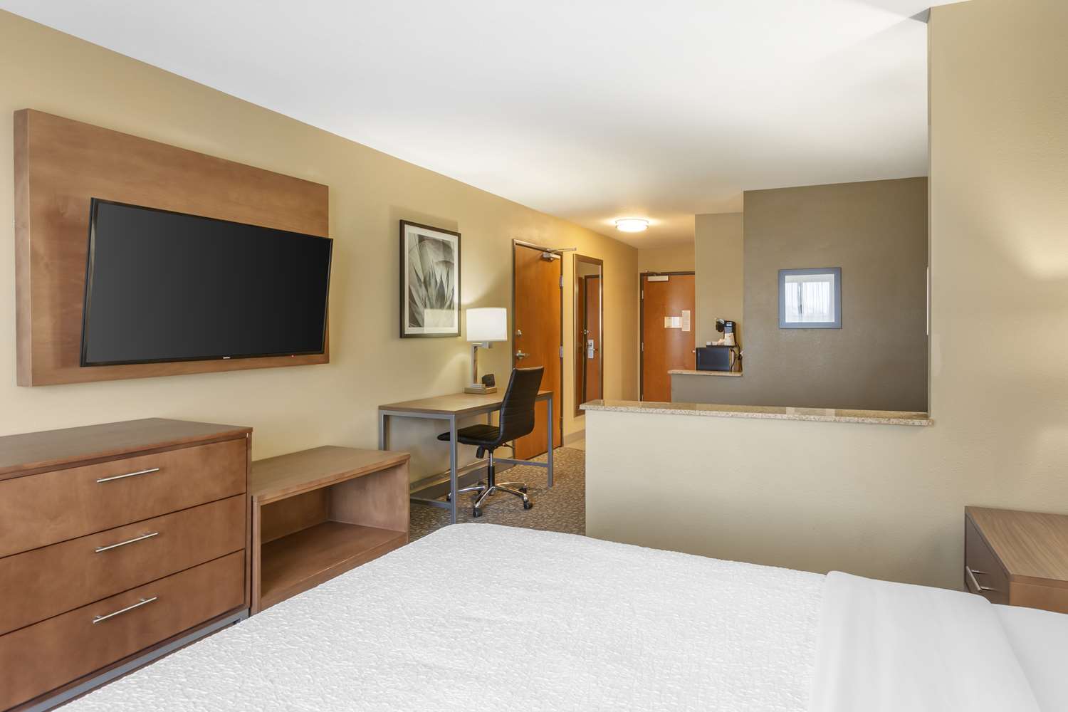 Suite, Queen Bed, Sofa, Bathtub, Accessible