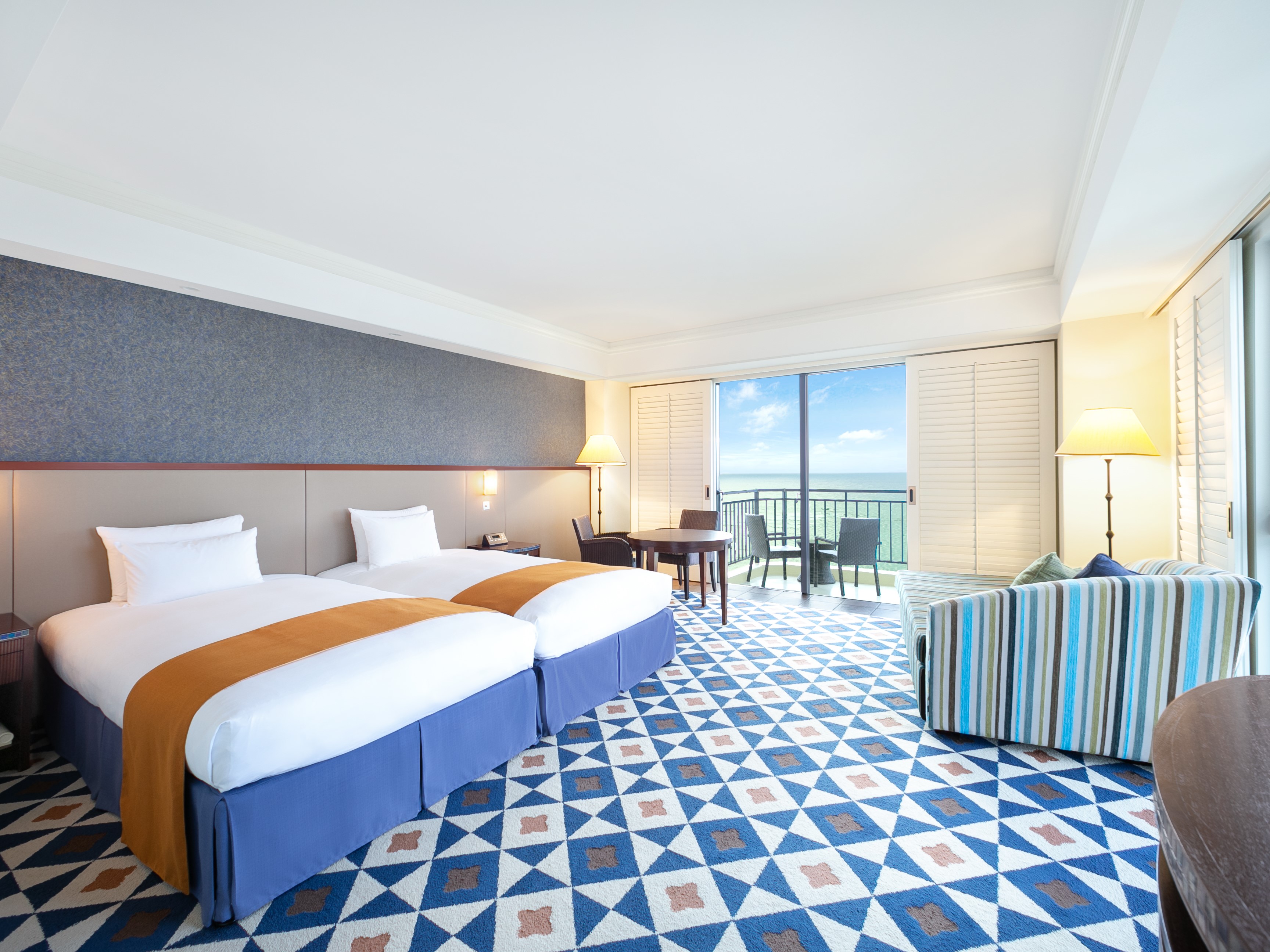 Room, Single, Twin Beds, Ocean Front, High Floor