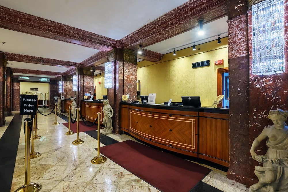 Lobby at The Congress Plaza Hotel, CHICAGO - IL