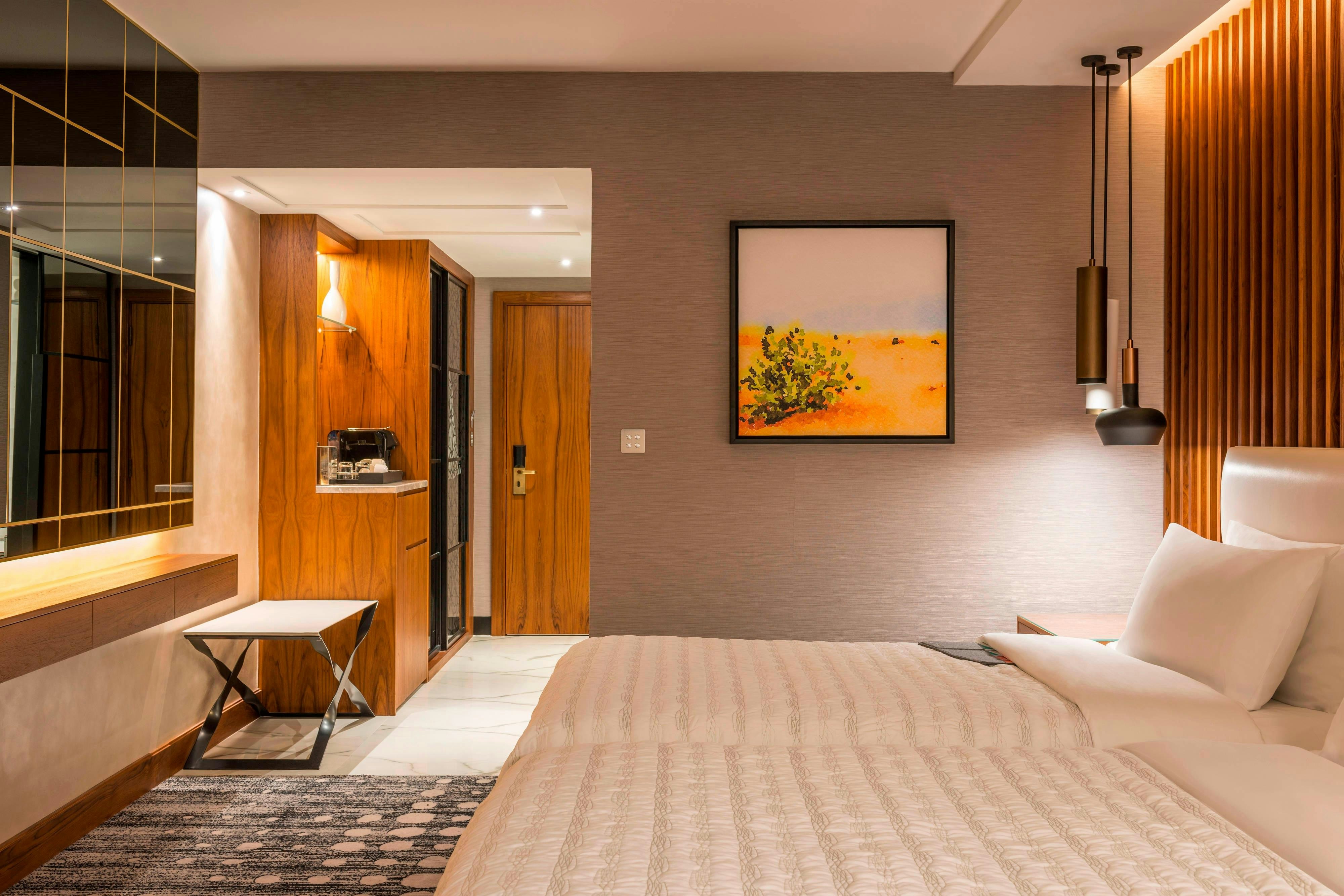 غرفة بسريرين منفصلين، Le Meridien Dubai Hotel and Conference Centre 2/3