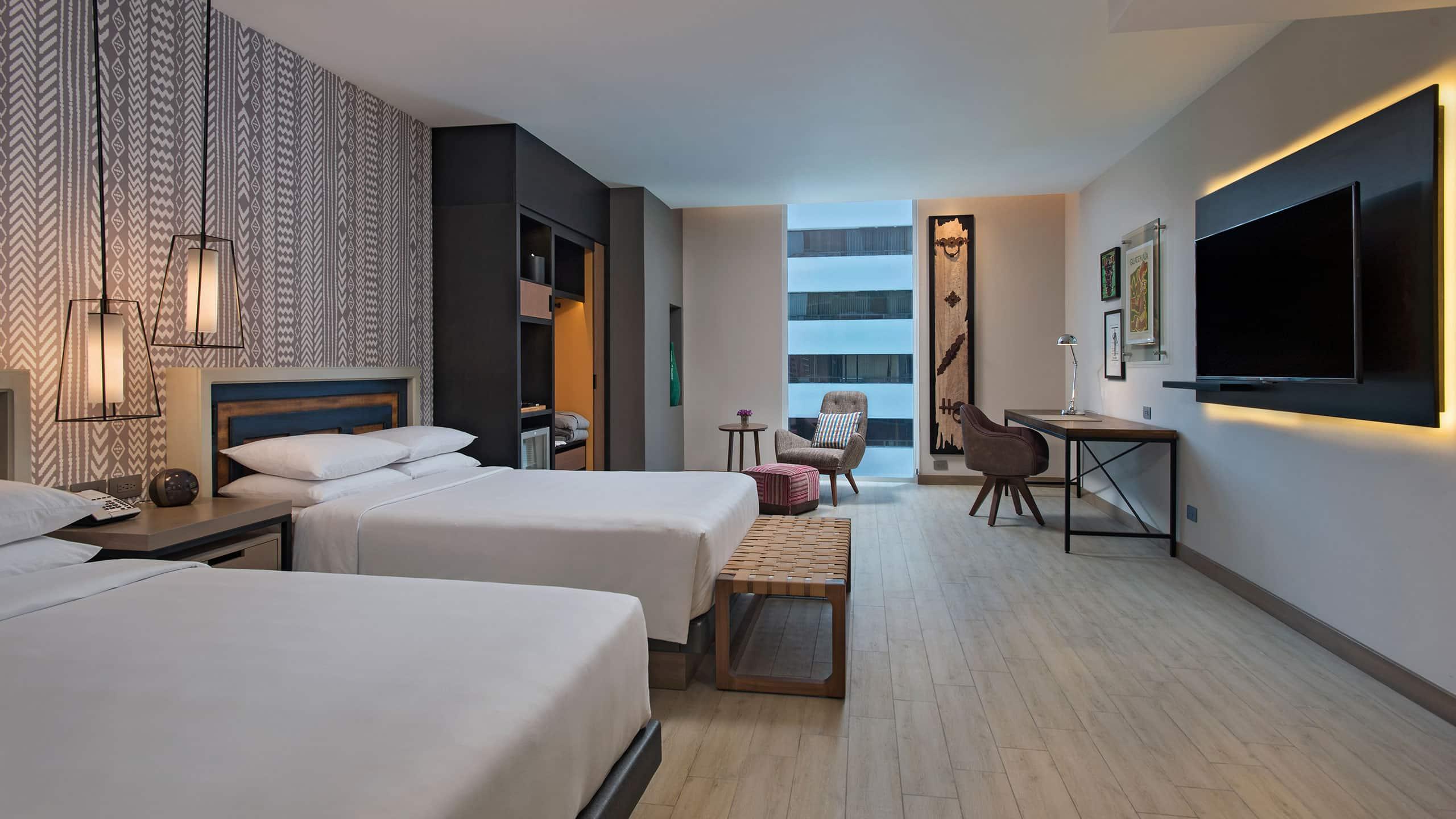 Room, Twin Beds, with View