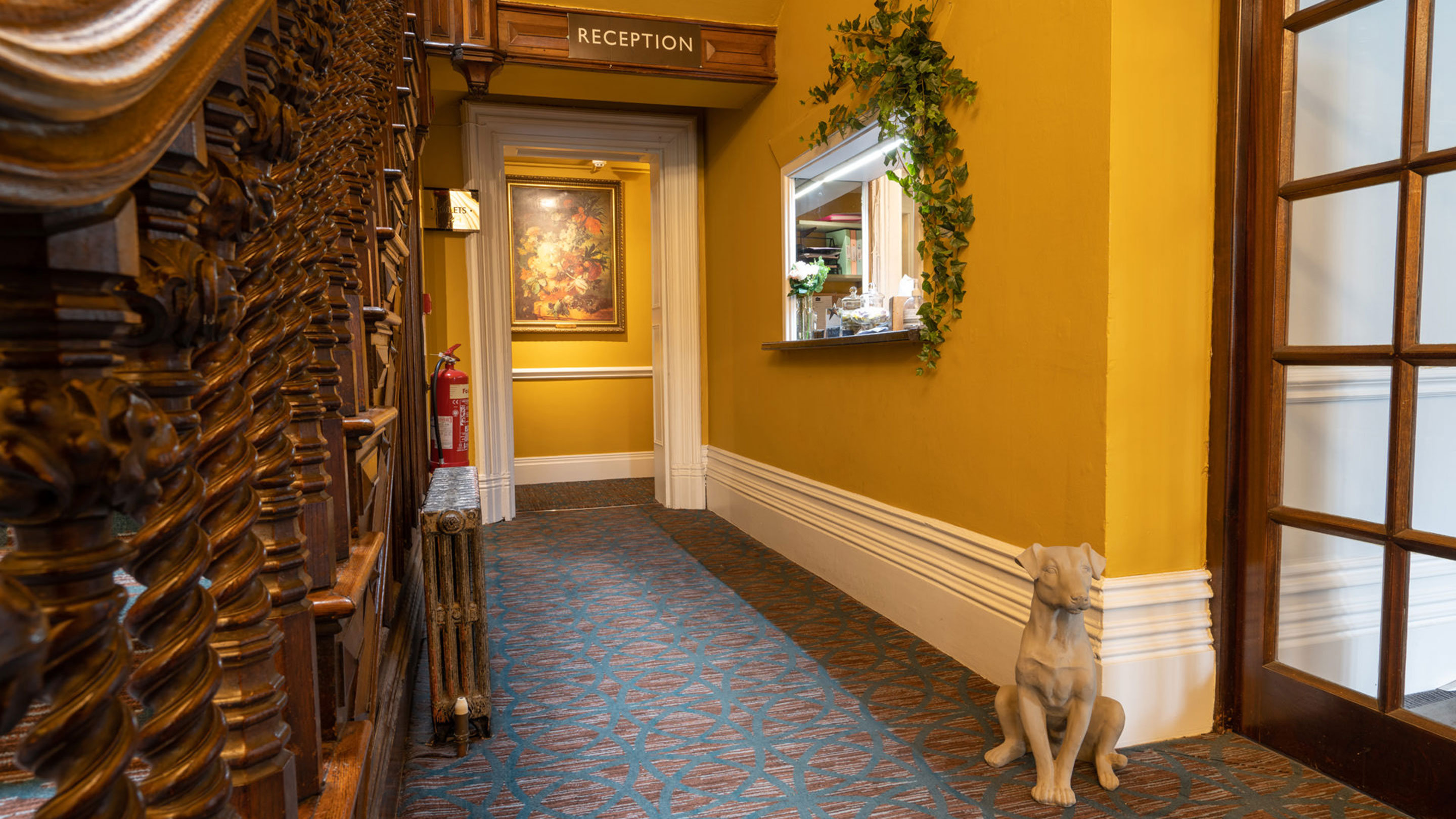 Lobby at Hollin House Hotel, MACCLESFIELD