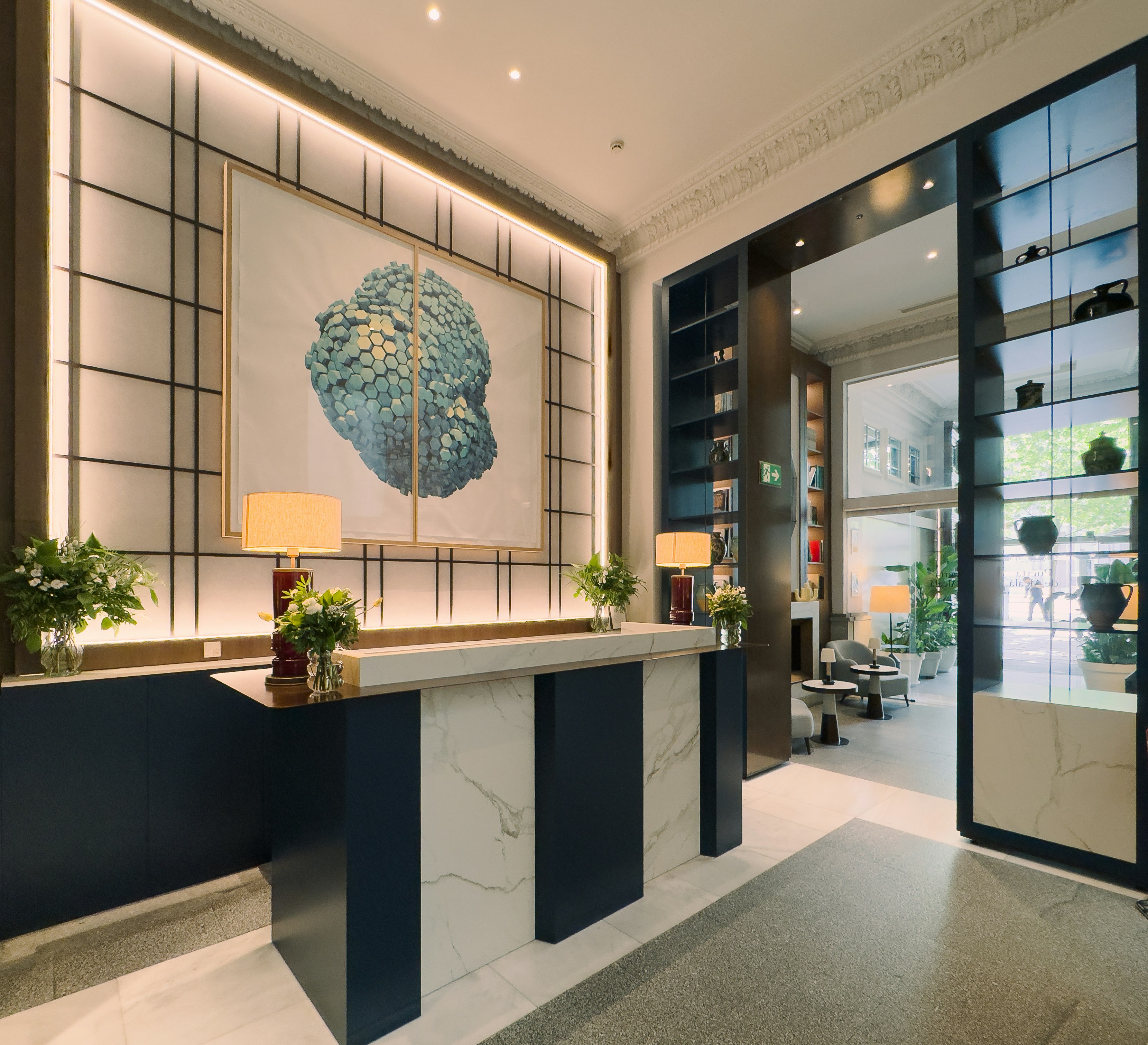 Lobby at Hospes Puerta de Alcala, MADRID