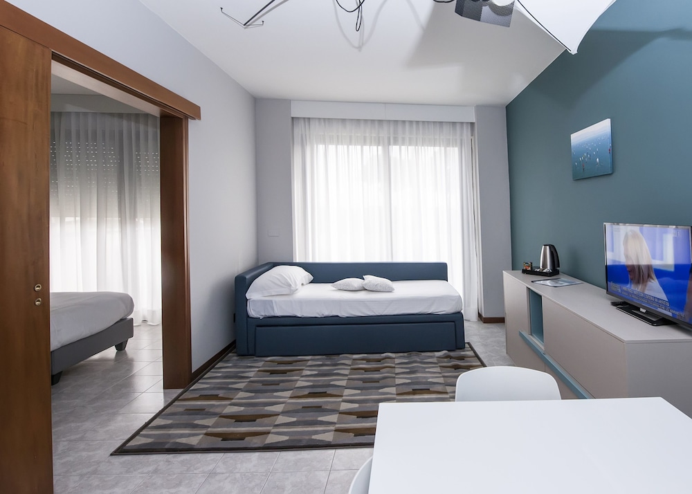 شقة بسرير مزدوج وسرير فردي بغرفتي نوم، Suites Marilia Apartments 5/7