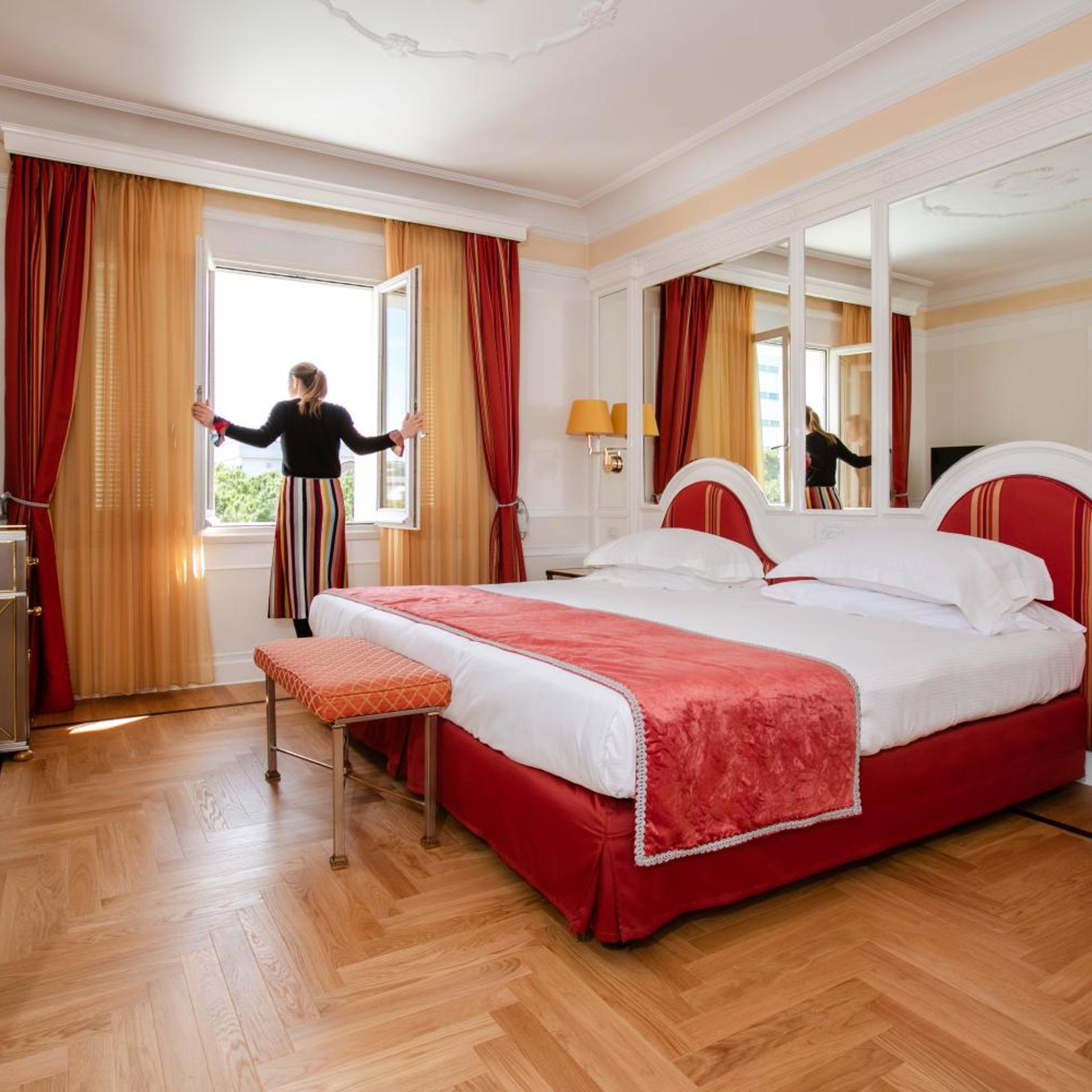 غرفة ديلوكس بسرير مزدوج أو سريرين منفصلين، Grand Hotel Des Bains 3/10